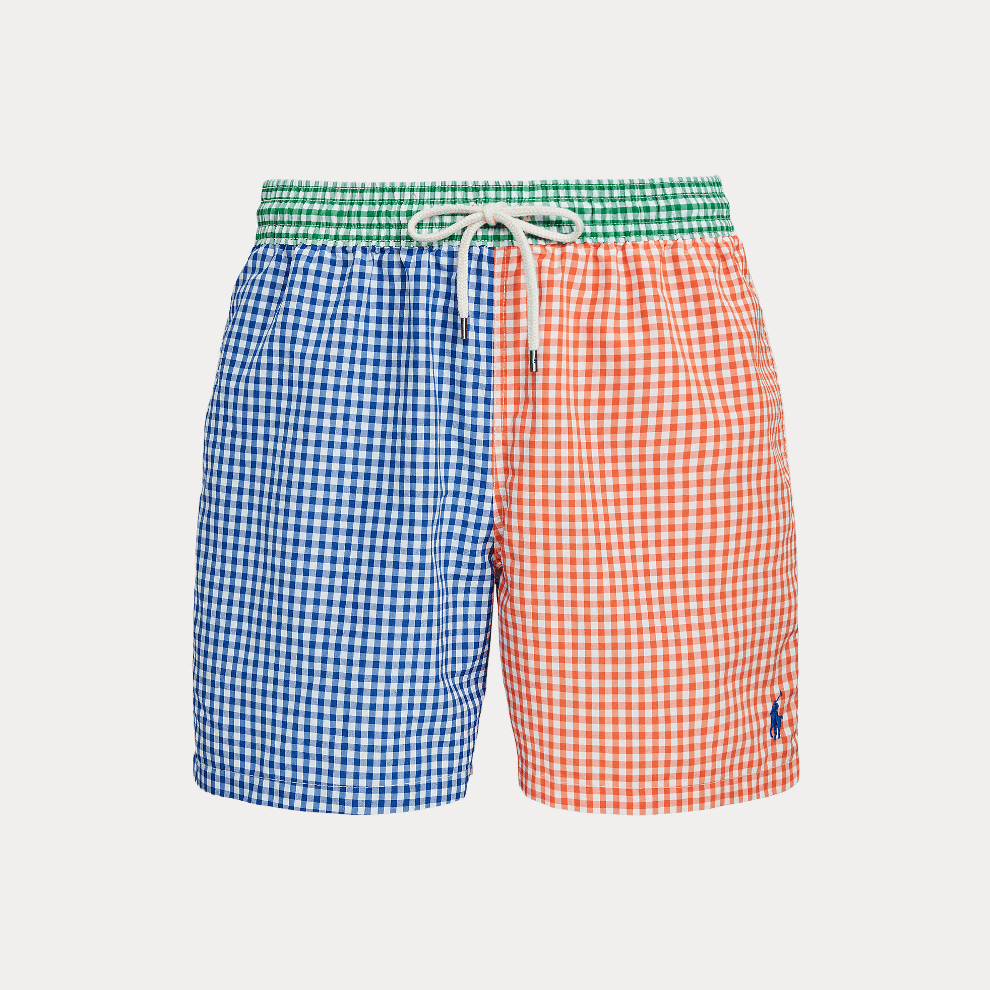 POLO RALPH Lauren TRAVELER SWIM TRUNK - Blue / Green / Orange