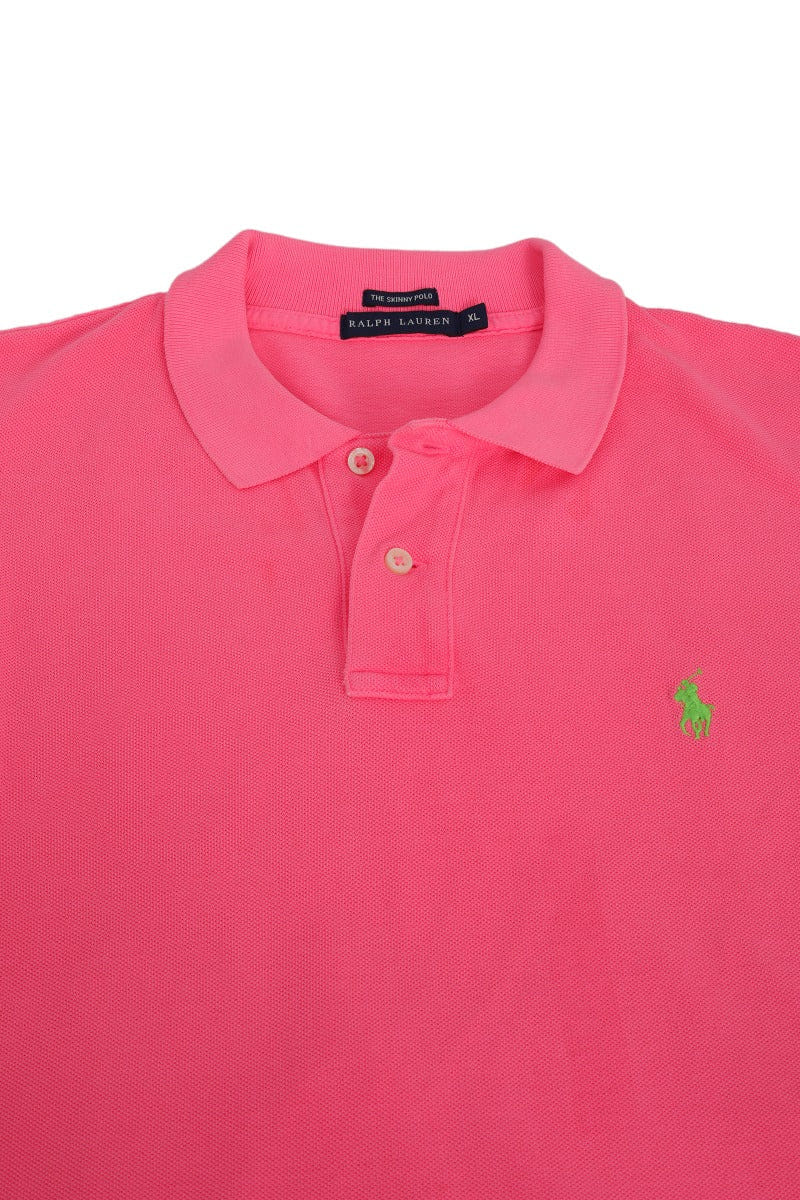 Polo Ralph Lauren Xl Fluroscent Pink Polo T-Shirt