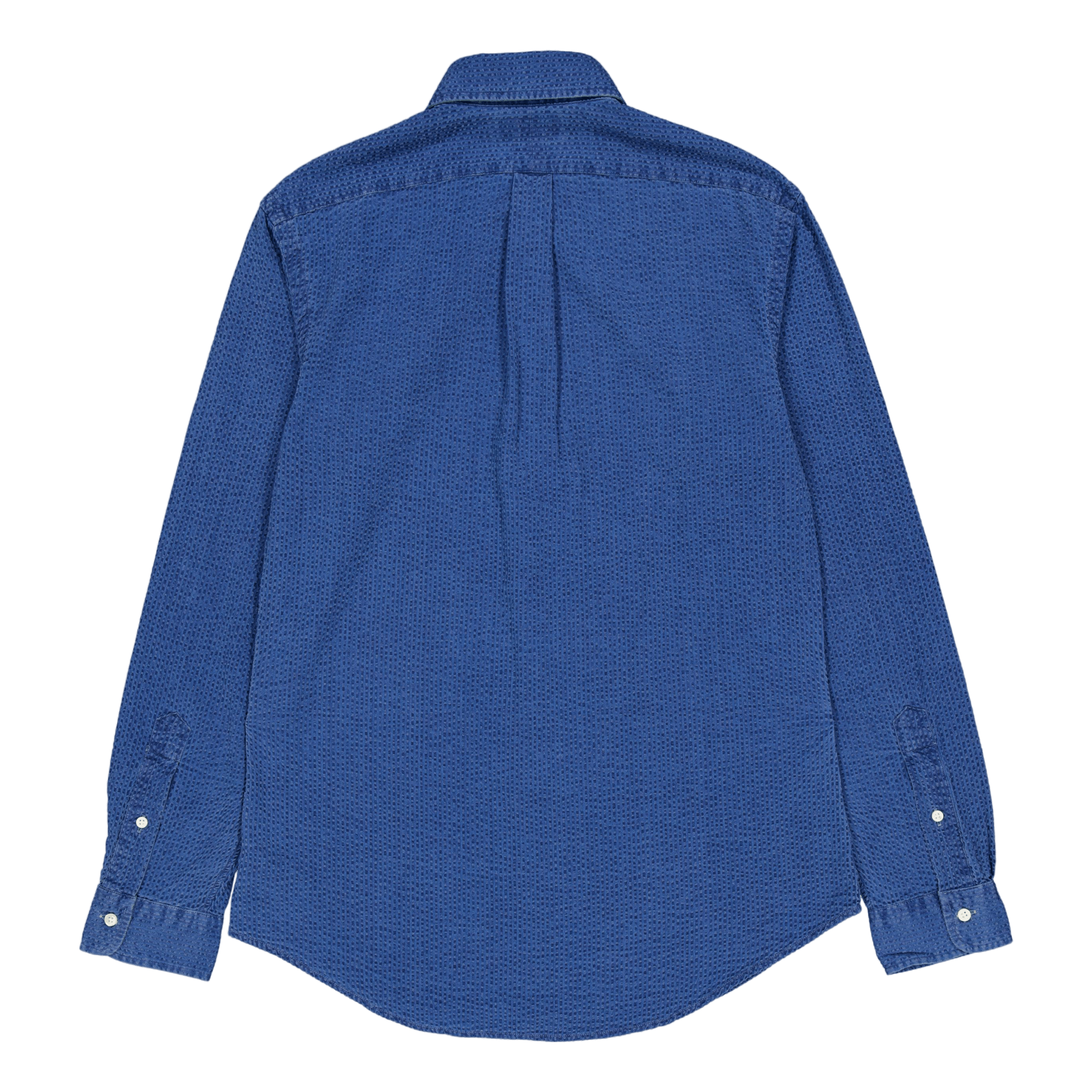 Polo Ralph Lauren Custom Fit Seersucker Shirt Dark Indigo