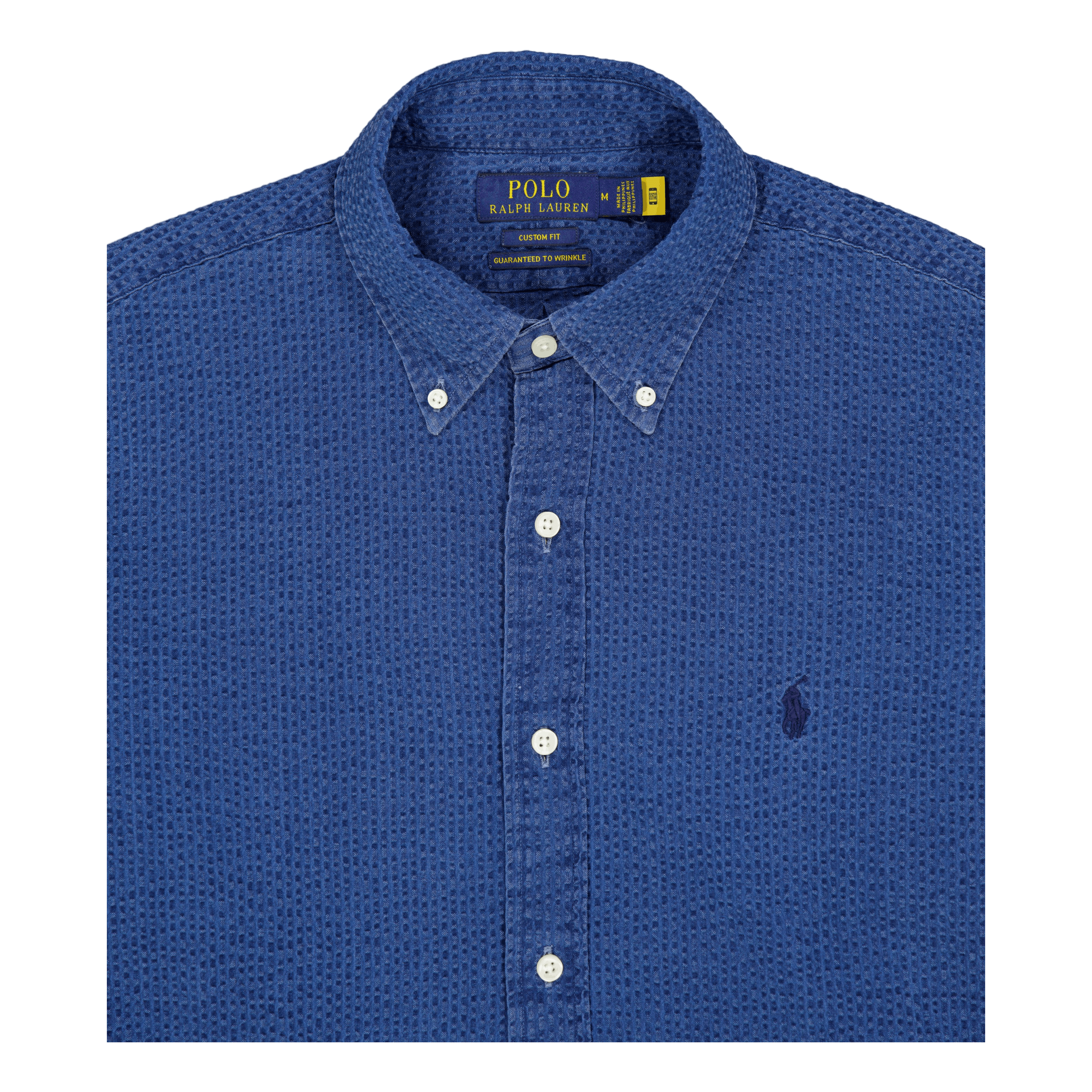 Polo Ralph Lauren Custom Fit Seersucker Shirt Dark Indigo