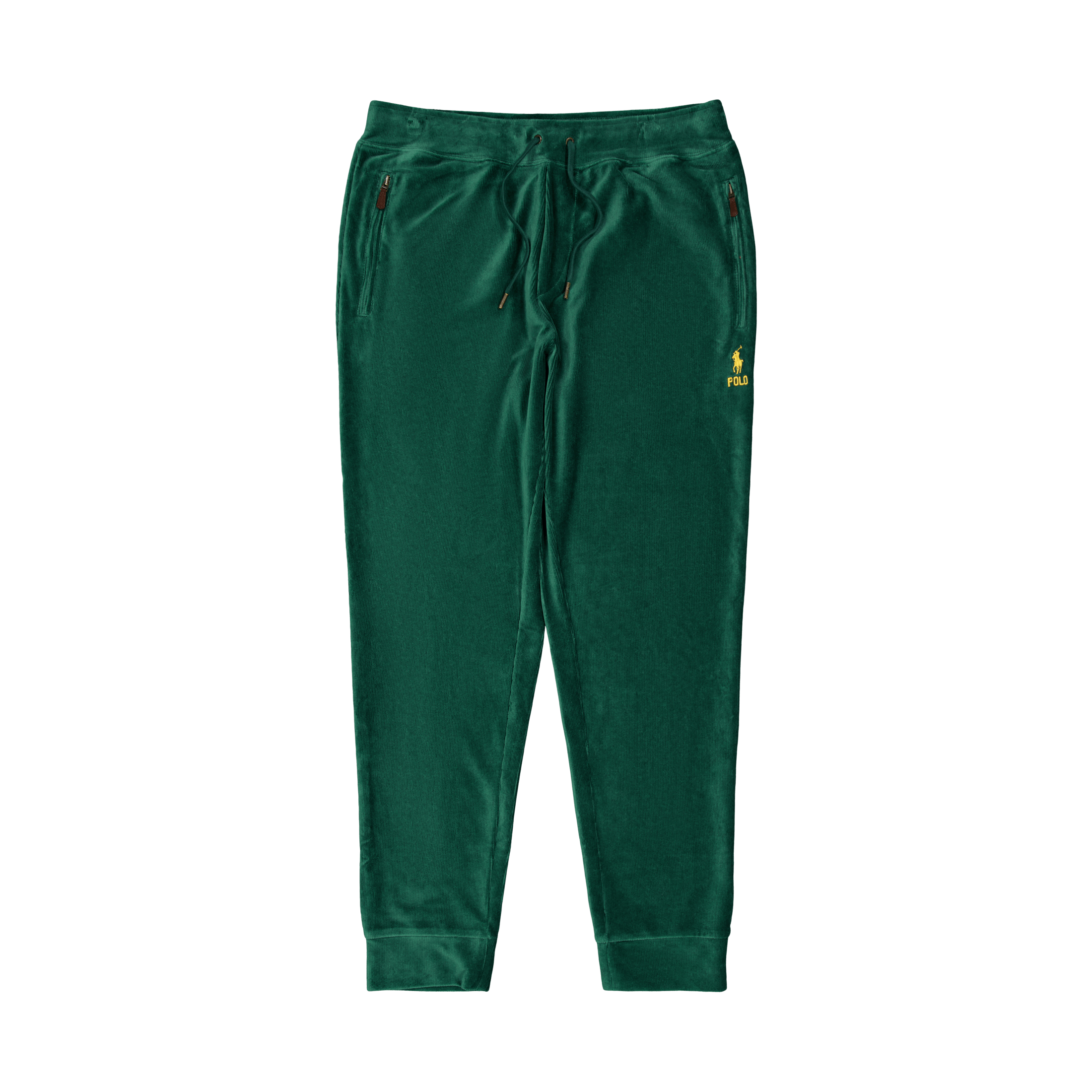 Polo Ralph Lauren Corduroy Track Pants 001 Moss Agate