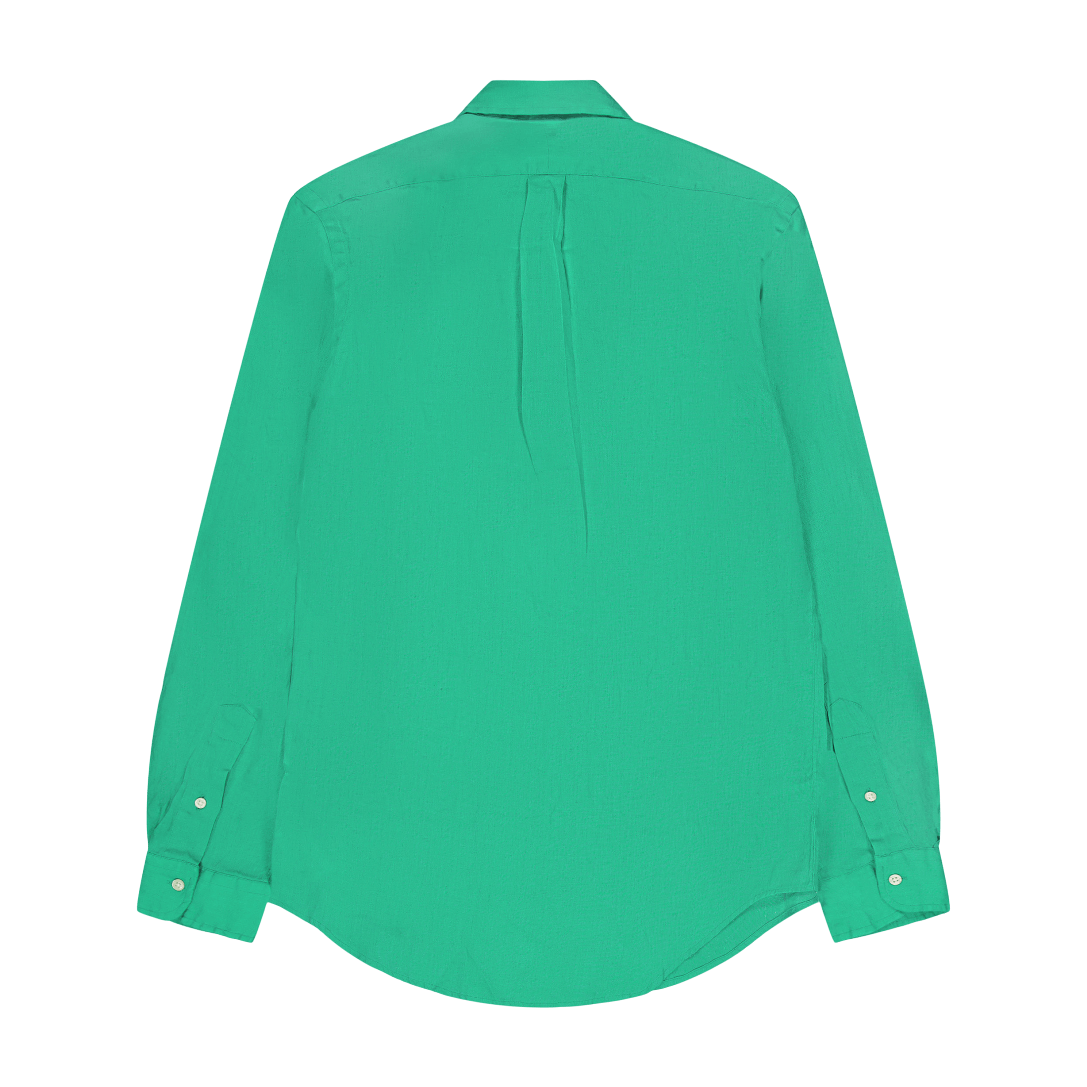 Polo Ralph Lauren Custom Fit Linen Shirt Grasshopper Green