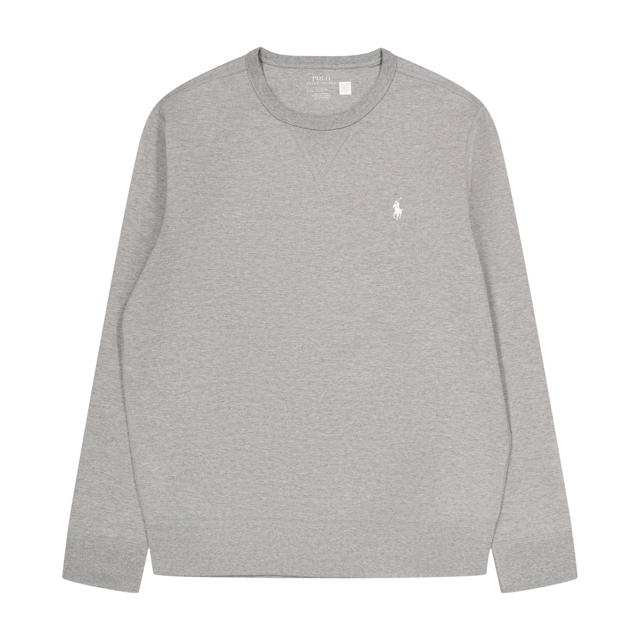 Polo Ralph Lauren Marled Double - Knit Sweatshirt Steel Heather