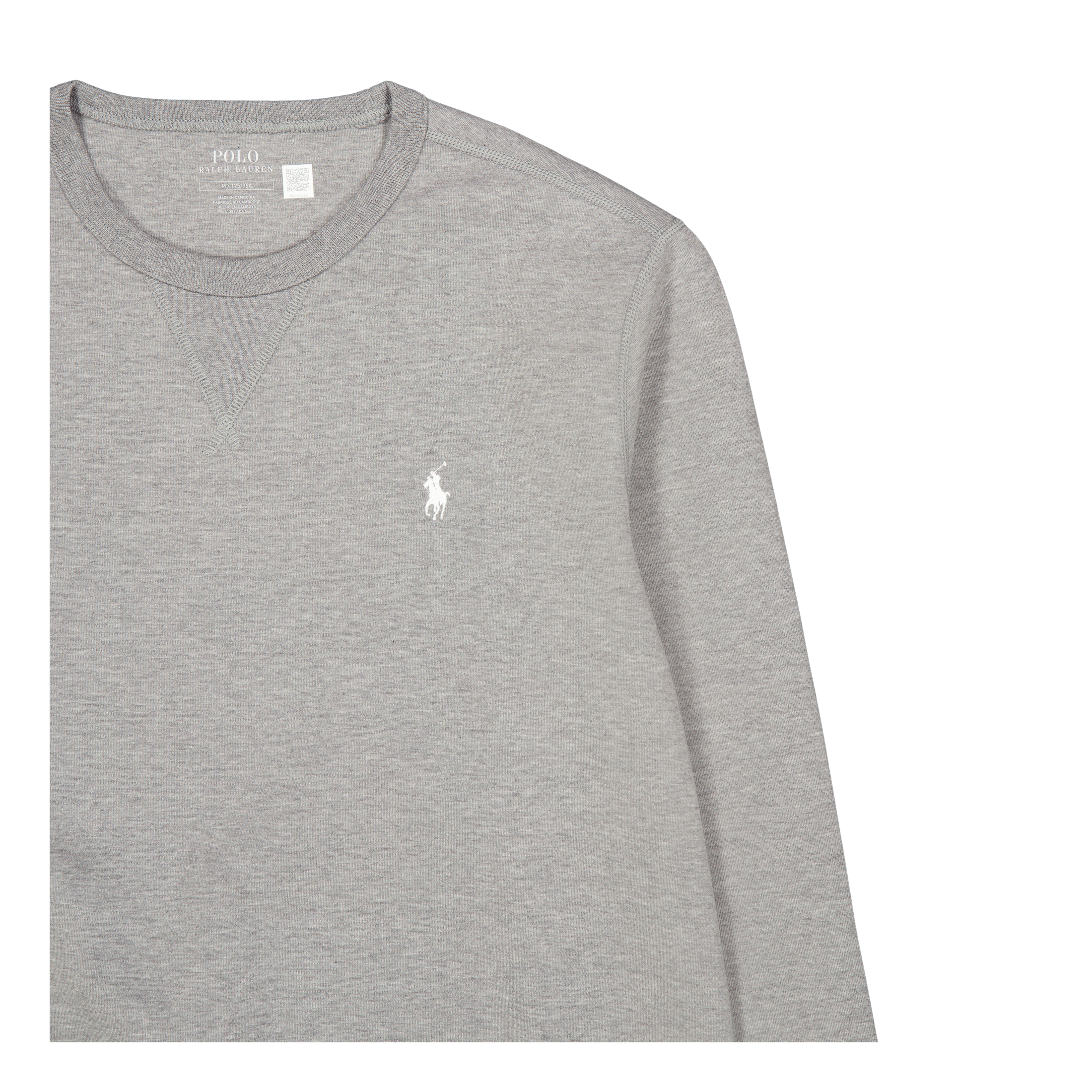 Polo Ralph Lauren Marled Double - Knit Sweatshirt Steel Heather