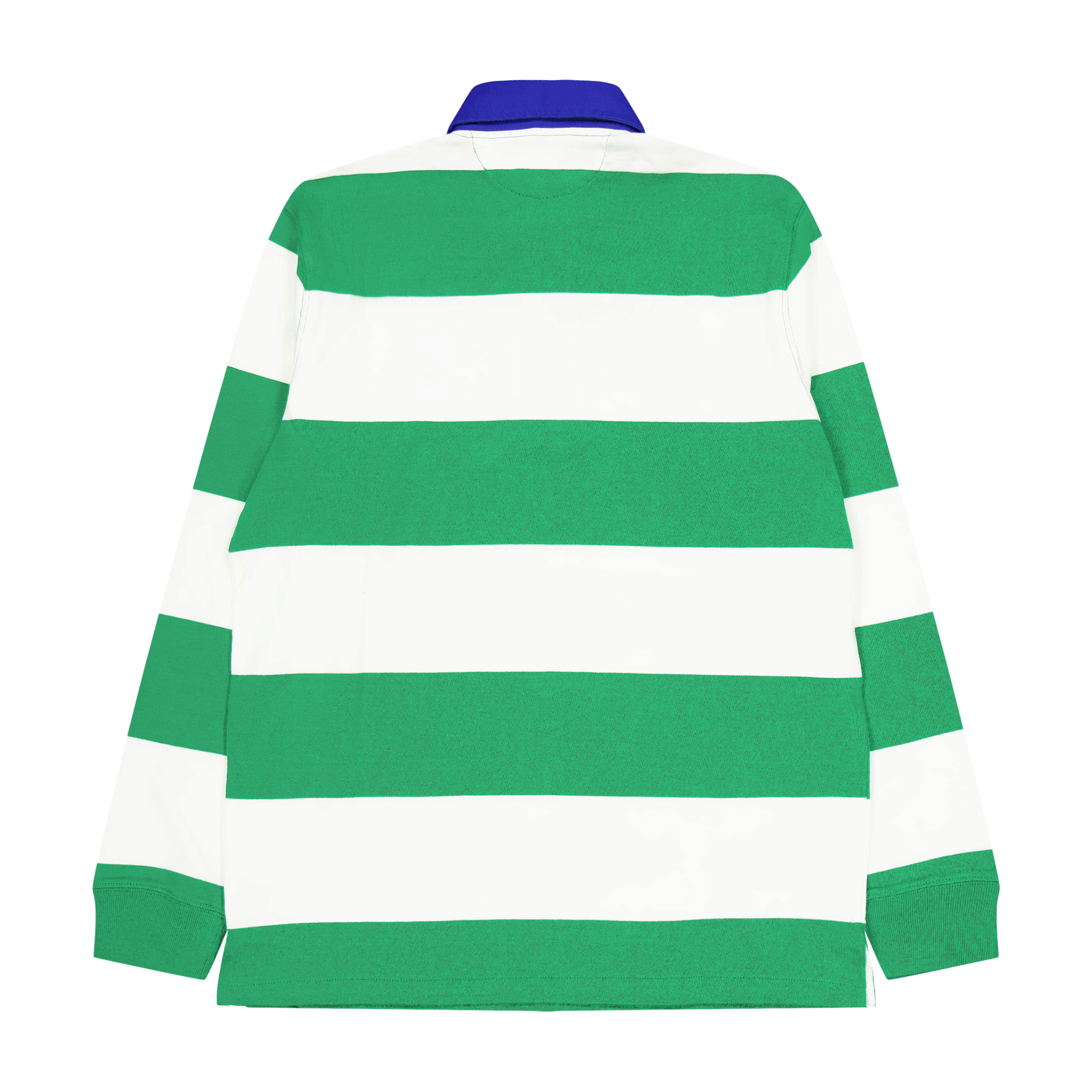 Polo Ralph Lauren Classic Fit Striped Jersey Rugby Shirt Stem / White