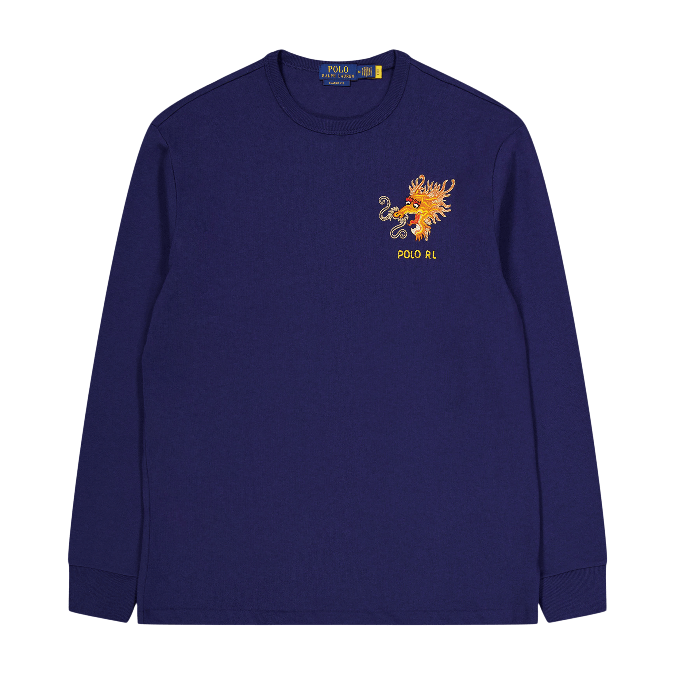Polo Ralph Lauren Lunar New Year Dragon Jersey T - Shirt Dark Cobalt