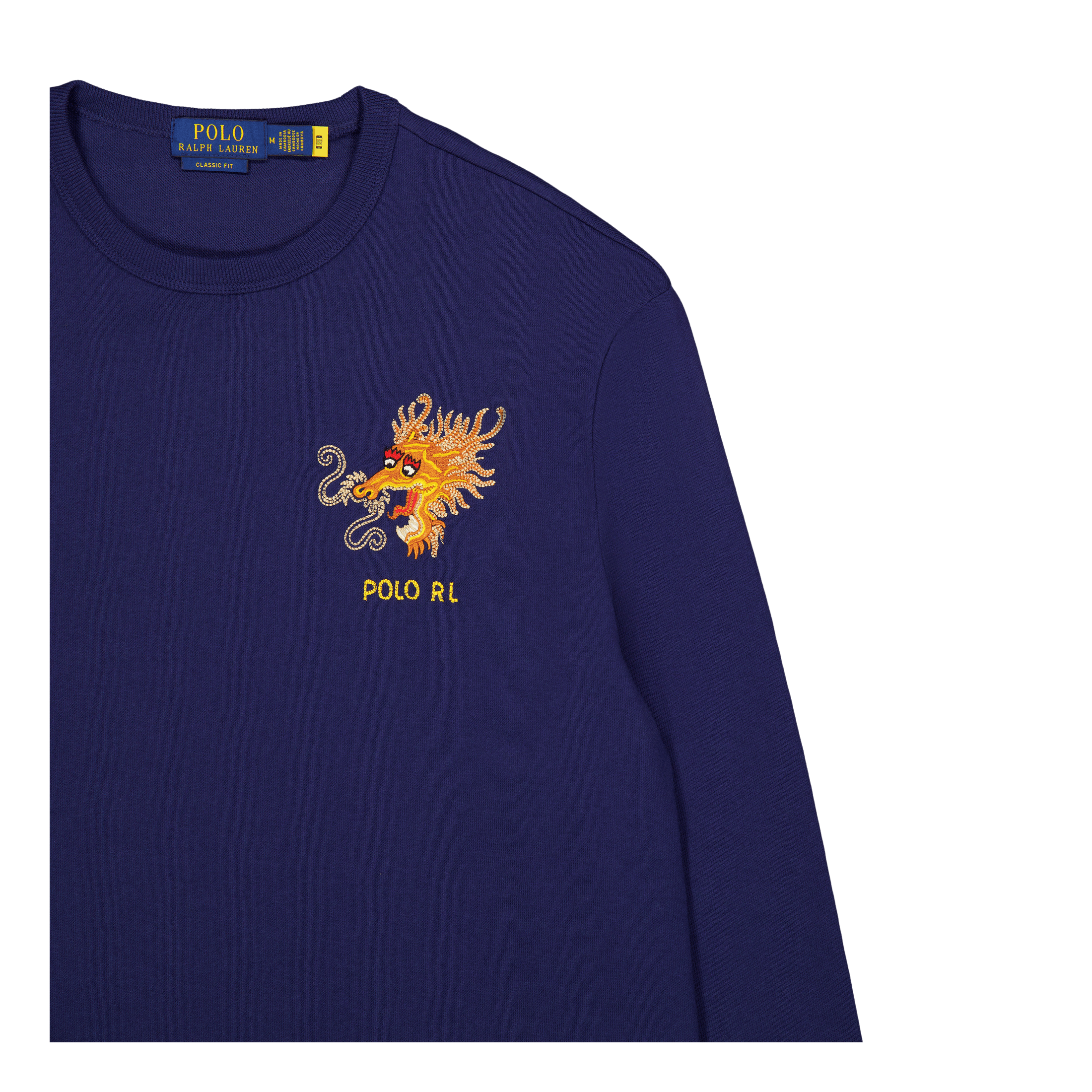 Polo Ralph Lauren Lunar New Year Dragon Jersey T - Shirt Dark Cobalt