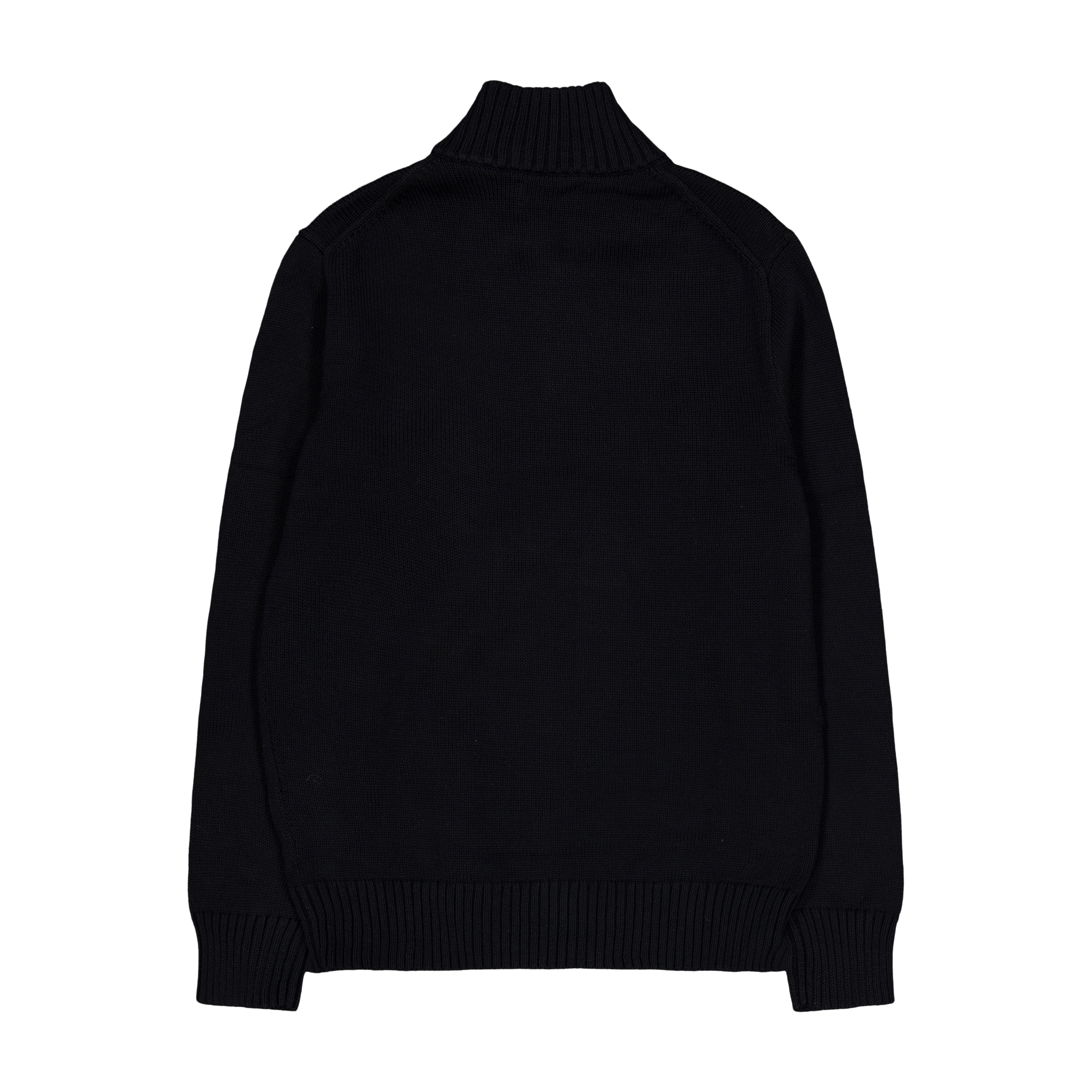Polo Ralph Lauren Cotton Quarter - Zip Sweater Polo Black