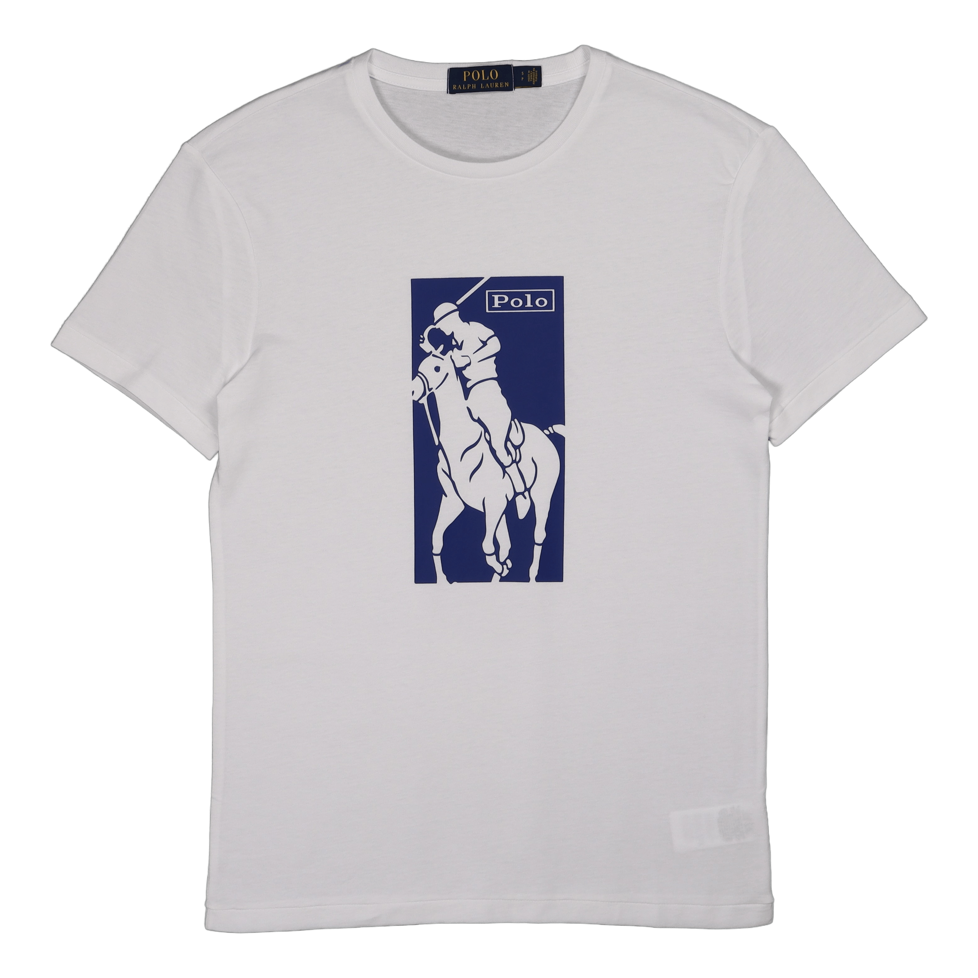 Polo Ralph Lauren Custom Slim Fit Big Pony Logo T - Shirt White