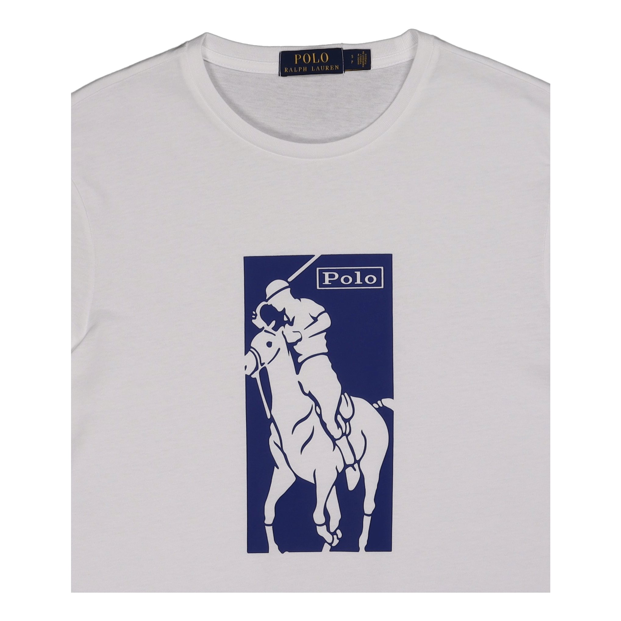 Polo Ralph Lauren Custom Slim Fit Big Pony Logo T - Shirt White