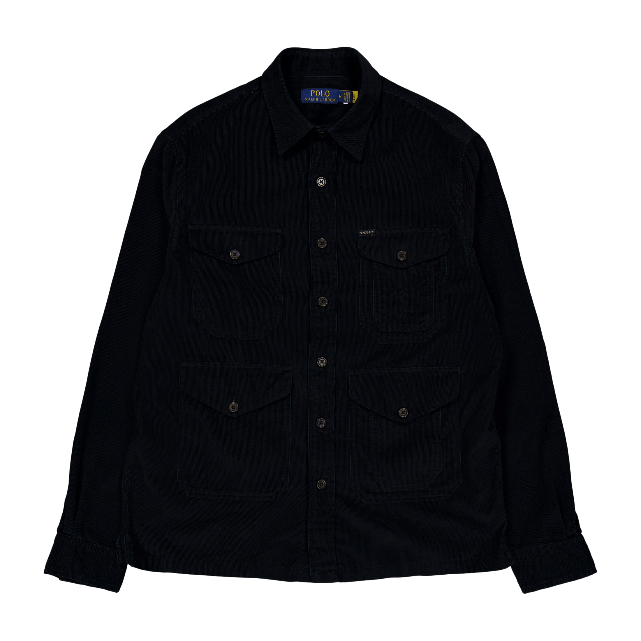 Polo Ralph Lauren Classic Fit Corduroy Workshirt Polo Black