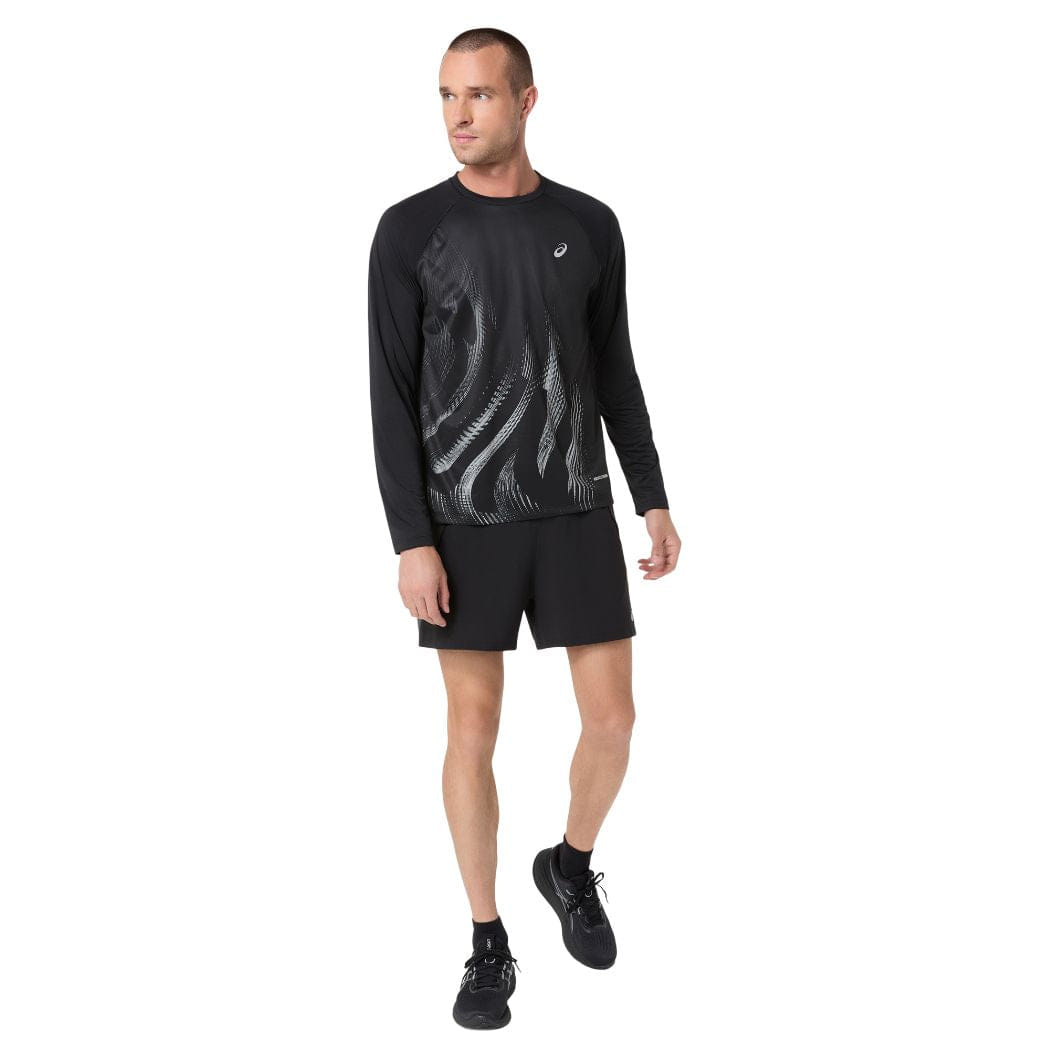 asics Road Graphic Men's Long Sleeve Shirt