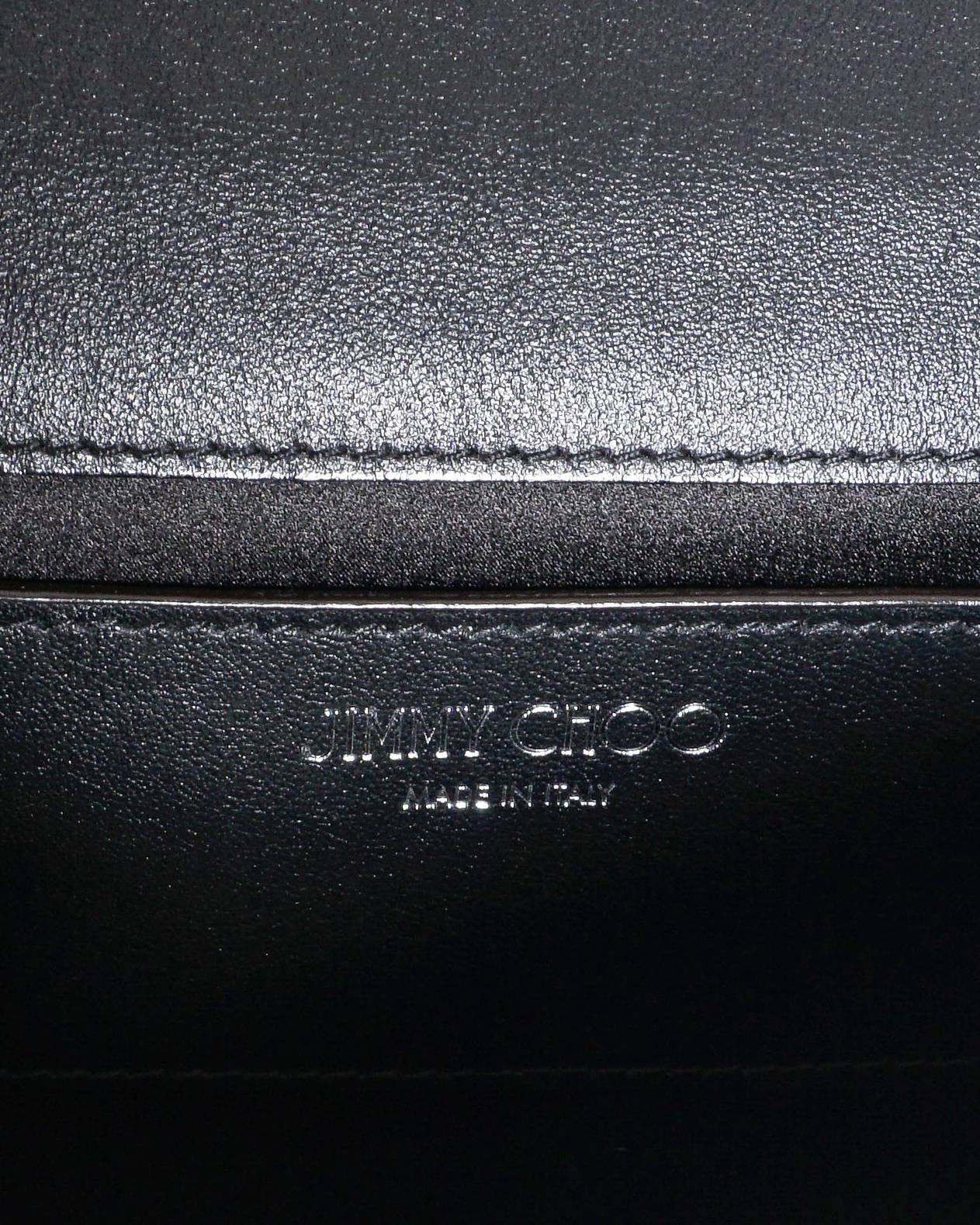 Jimmy Choo Varenne Embossed Leather Crossbody Bag In Green