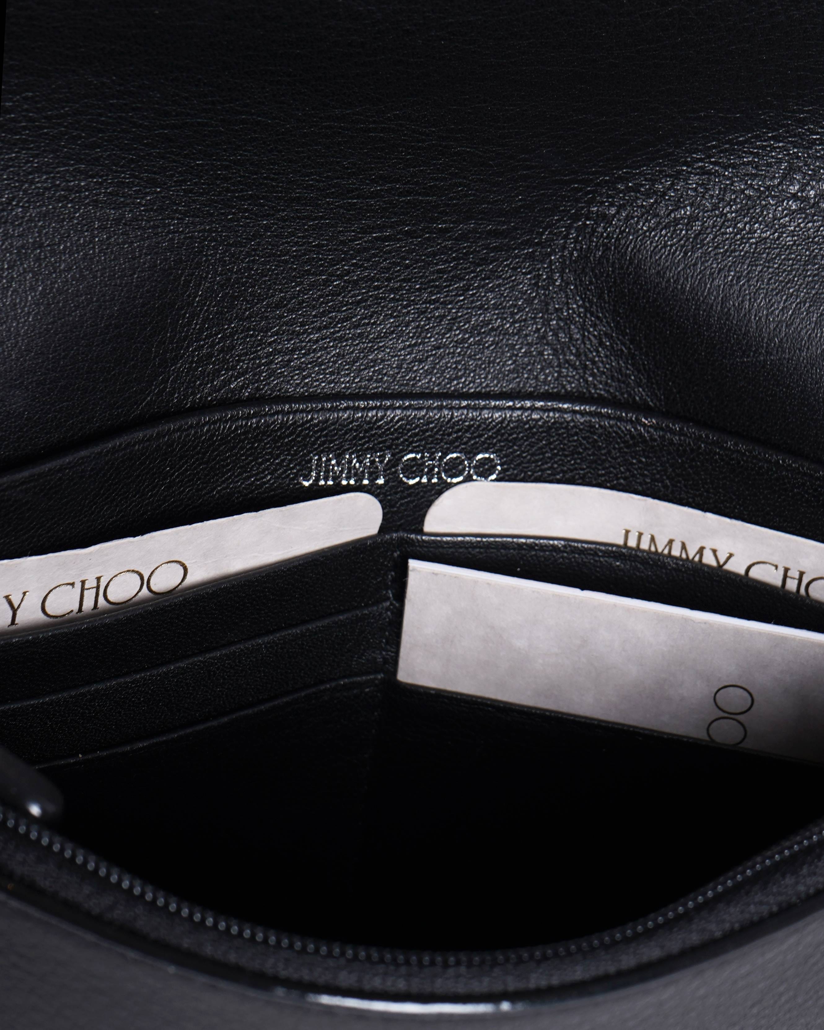 Jimmy Choo New Jimmy Choo Cheri Wallet with Chain Leather Crossbody Bag
