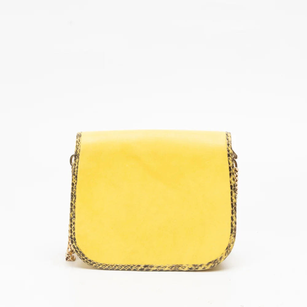 Jimmy Choo Leather - Trim Chain - Link Crossbody Bag