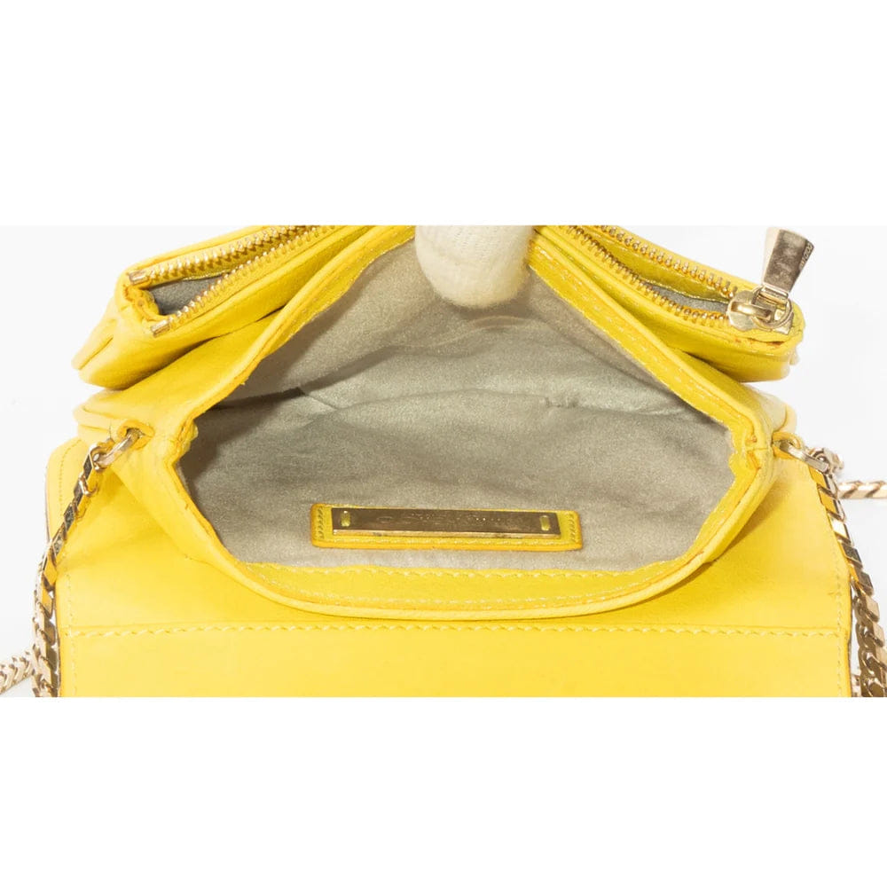Jimmy Choo Leather - Trim Chain - Link Crossbody Bag