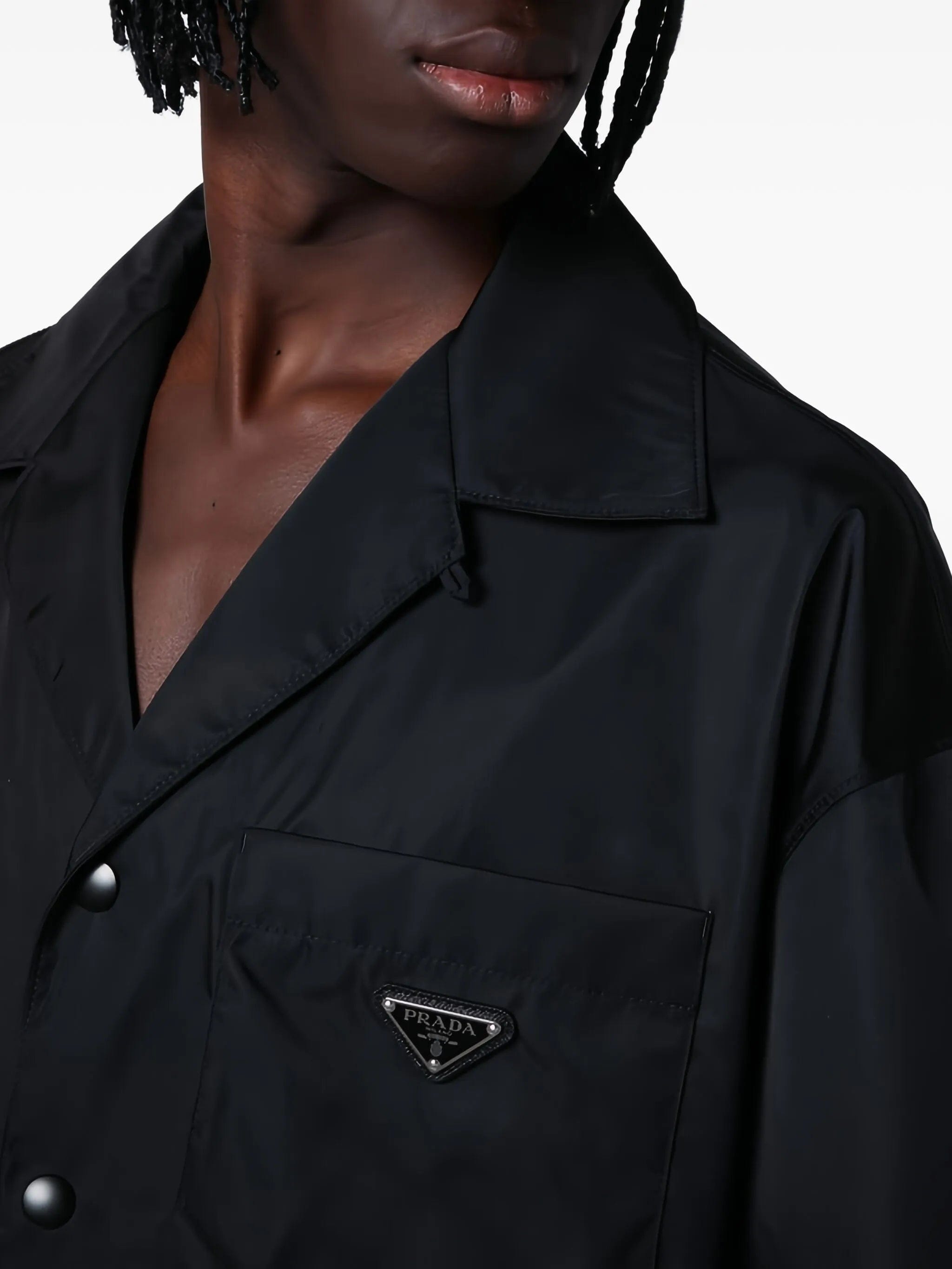 Prada Re - nylon short - sleeved shirt