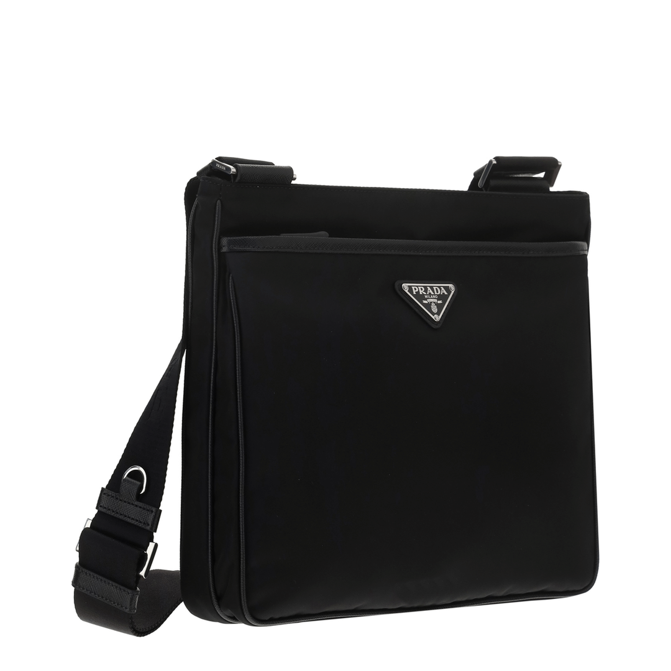 Prada Re - Nylon One Size Recycled Nylon Messenger Bag - Black