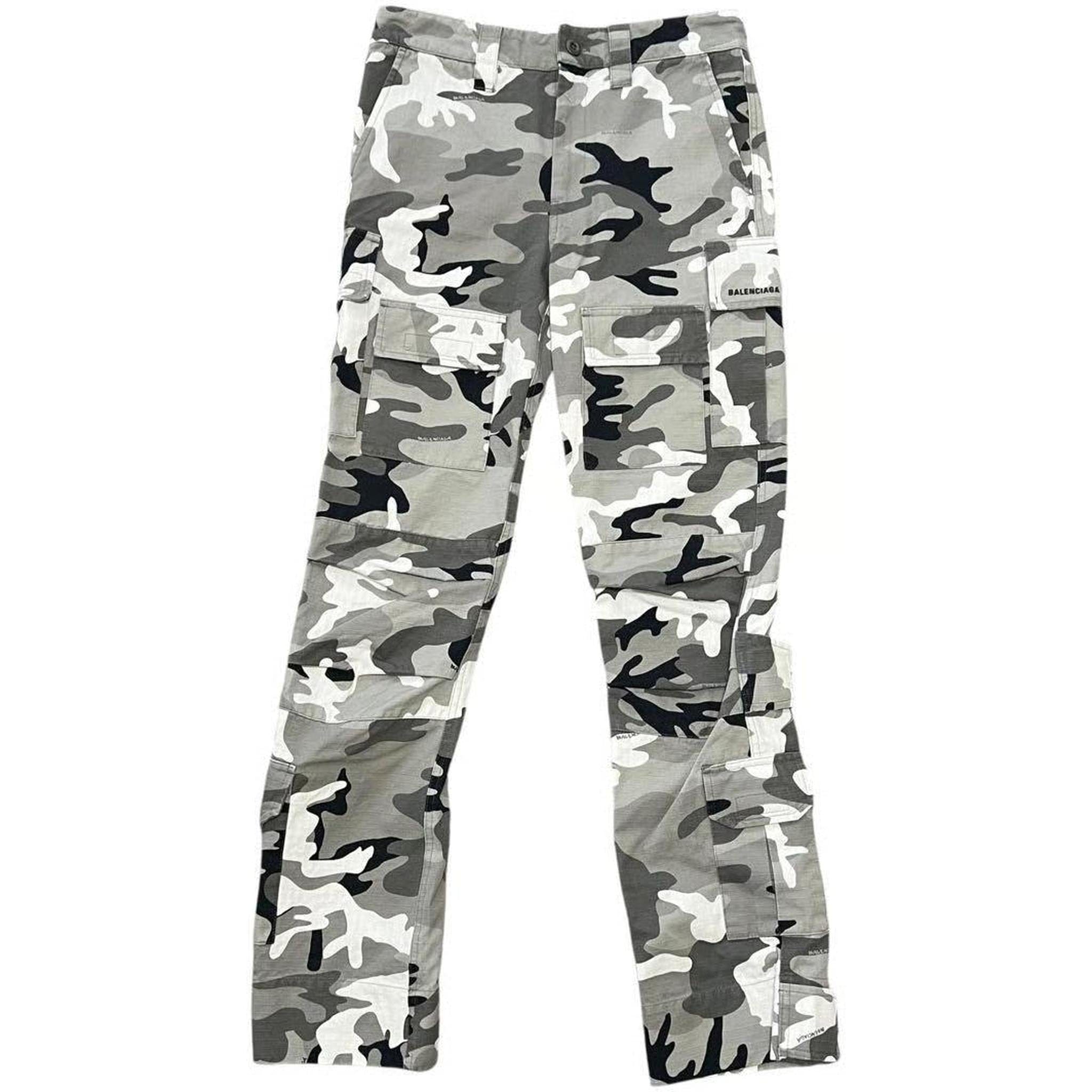 Balenciaga Snow Camo Cargo Pants