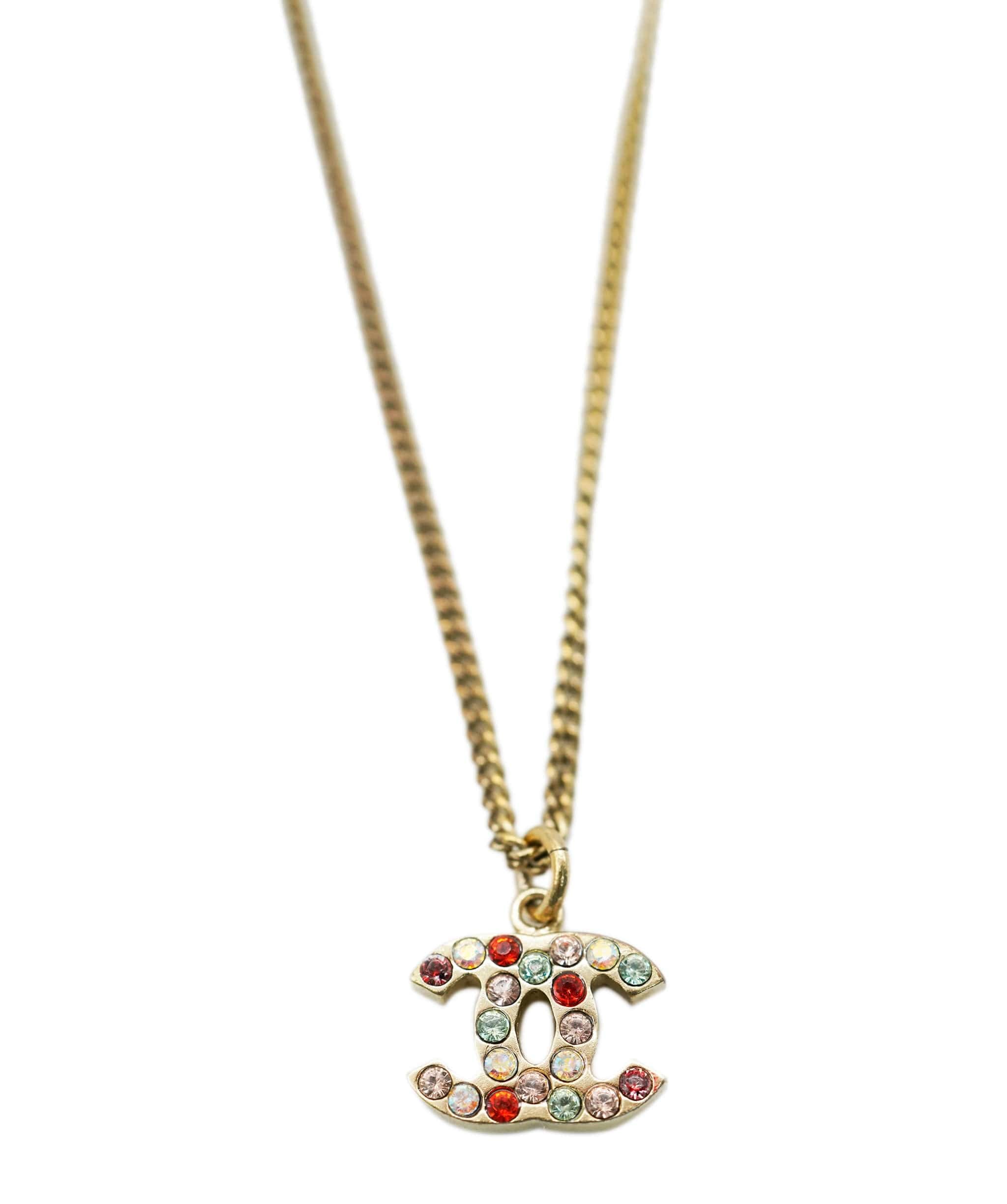 Chanel Rainbow Rhinestone Pedant AVC1934