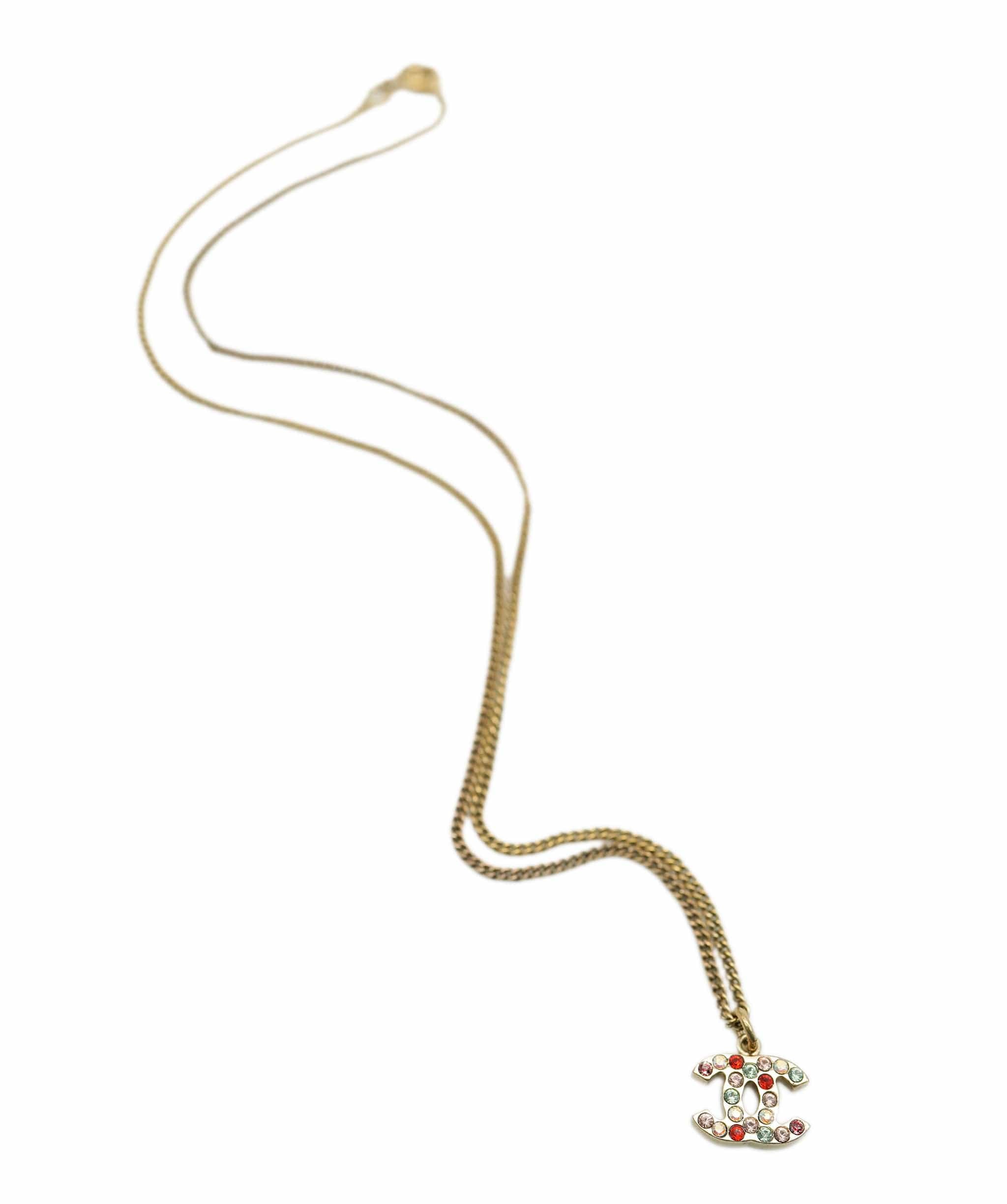 Chanel Rainbow Rhinestone Pedant AVC1934