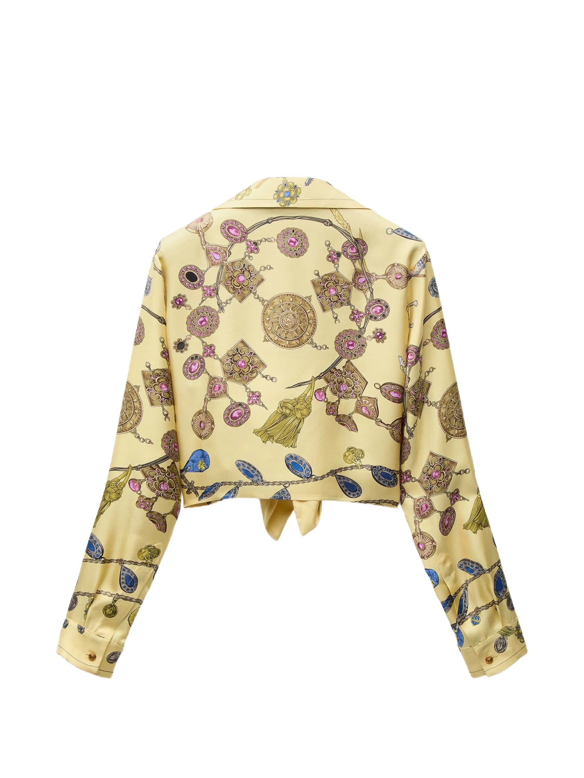 Versace jewellery - print tie - waist shirt