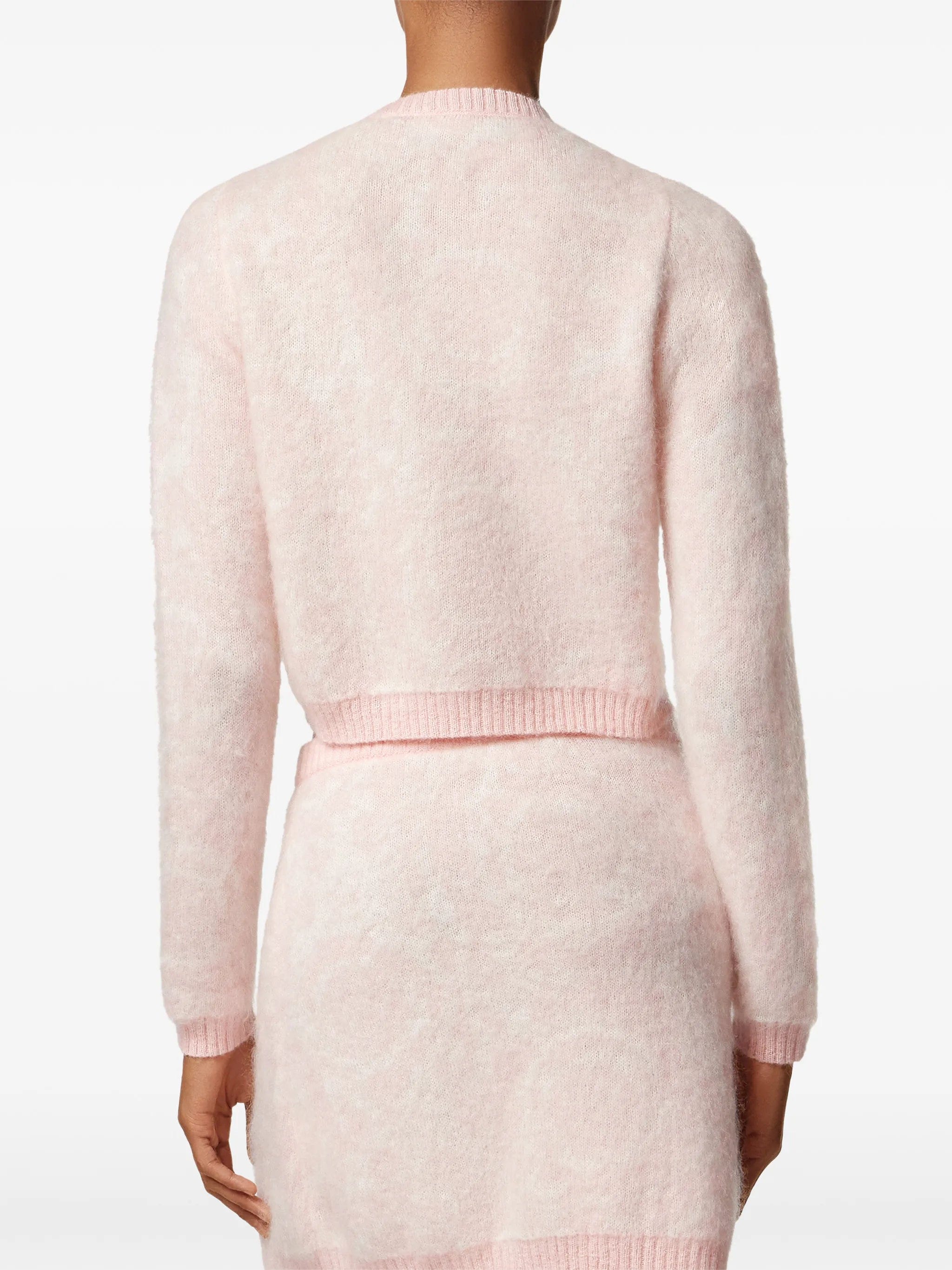 Versace mohair knit cardigan
