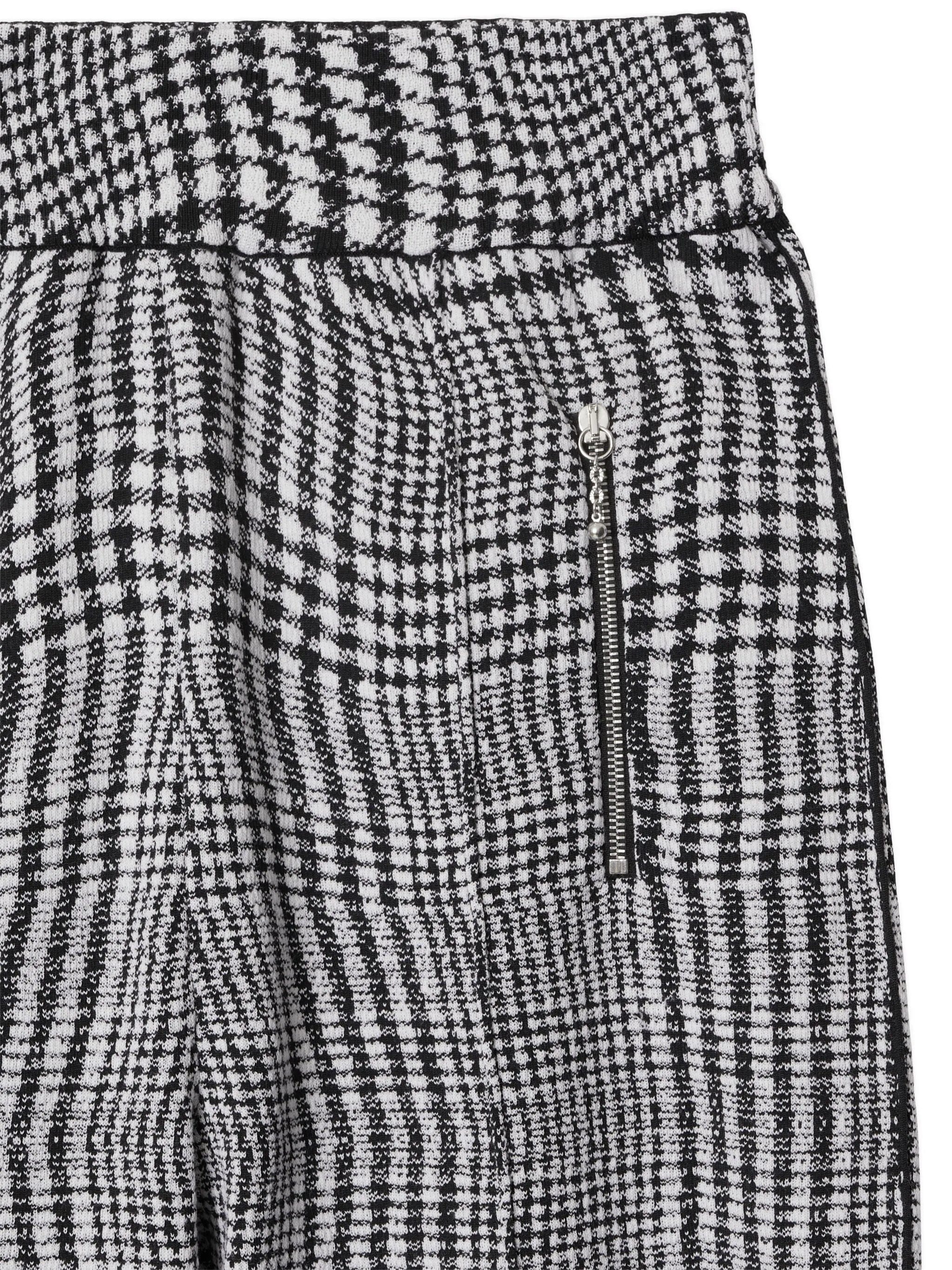 Burberry warped houndstooth jacquard trousers