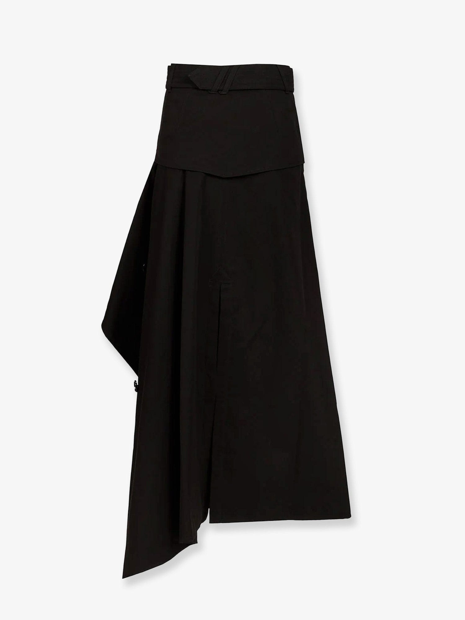 Burberry Heather Asymmetrical Trench Skirt