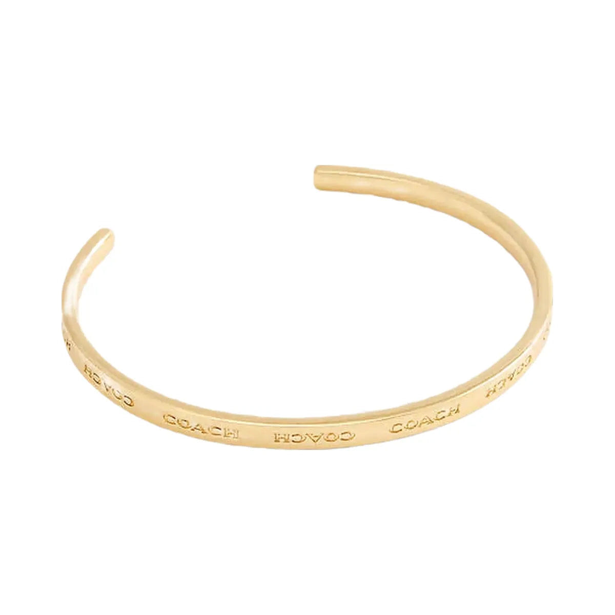Coach Coach Thin Cuff Bracelet Gold
