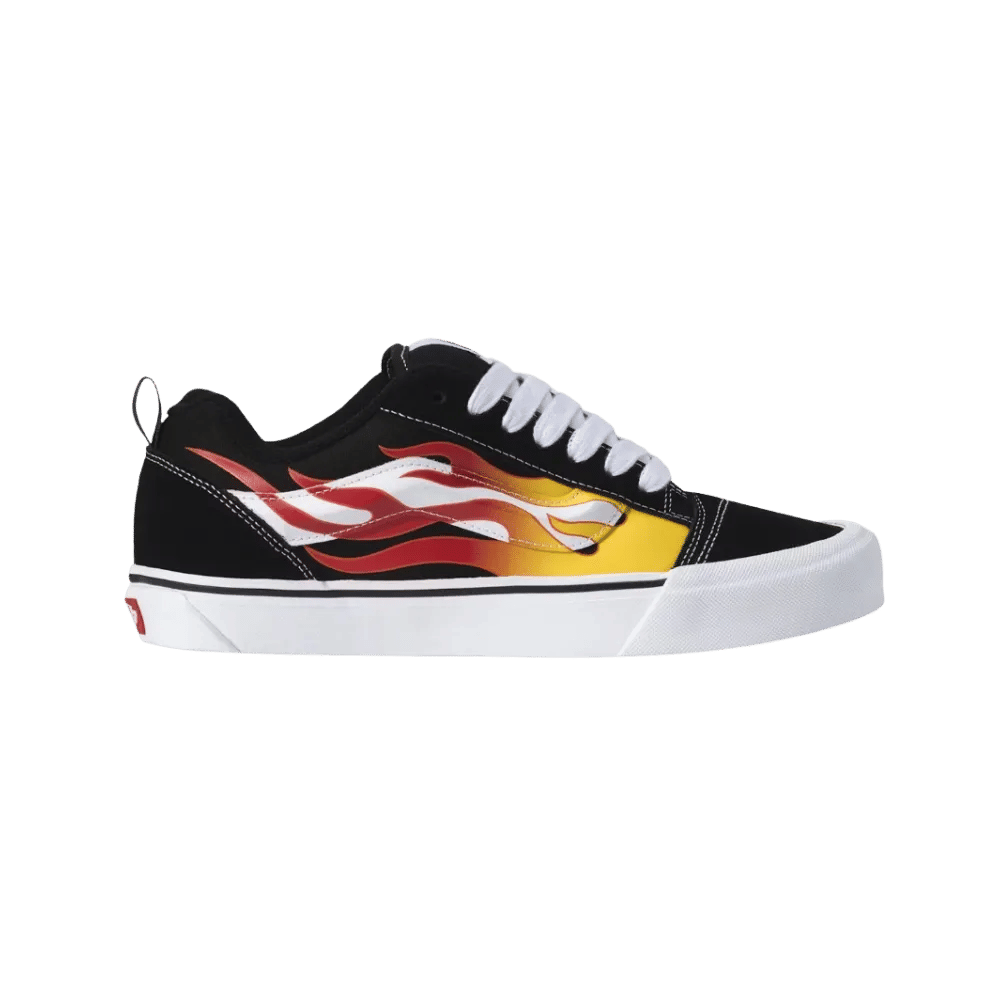 Vans Knu Skool Shoe Black And Red
