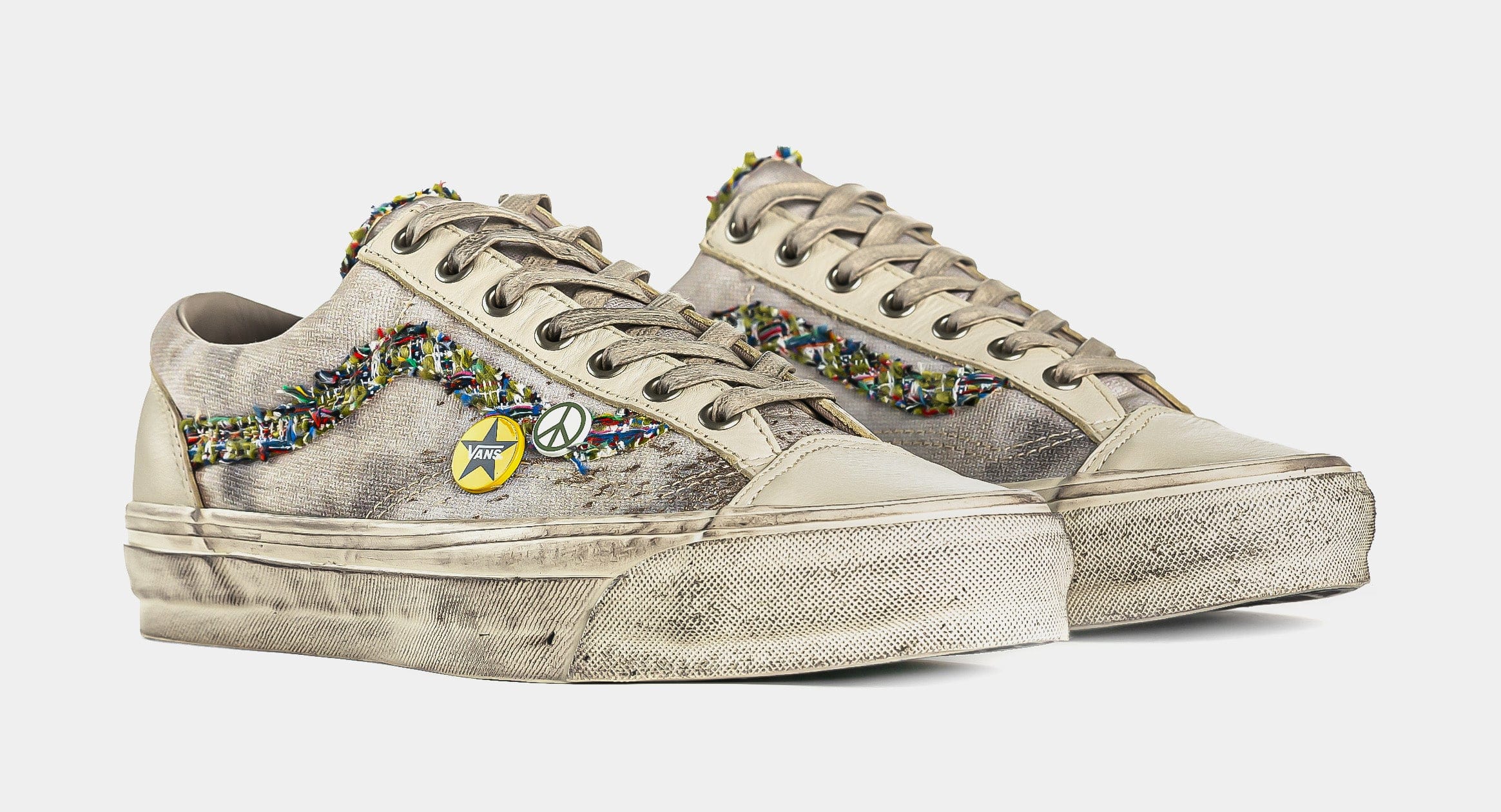 Vans Premium Old Skool 36 Souvenir Mens Lifestyle Shoes (Souvenir Oatmeal Beige)