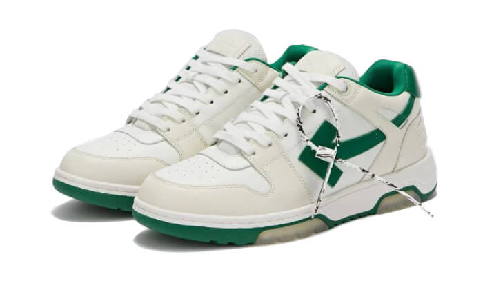Off-White Out Of Office OOO White Green