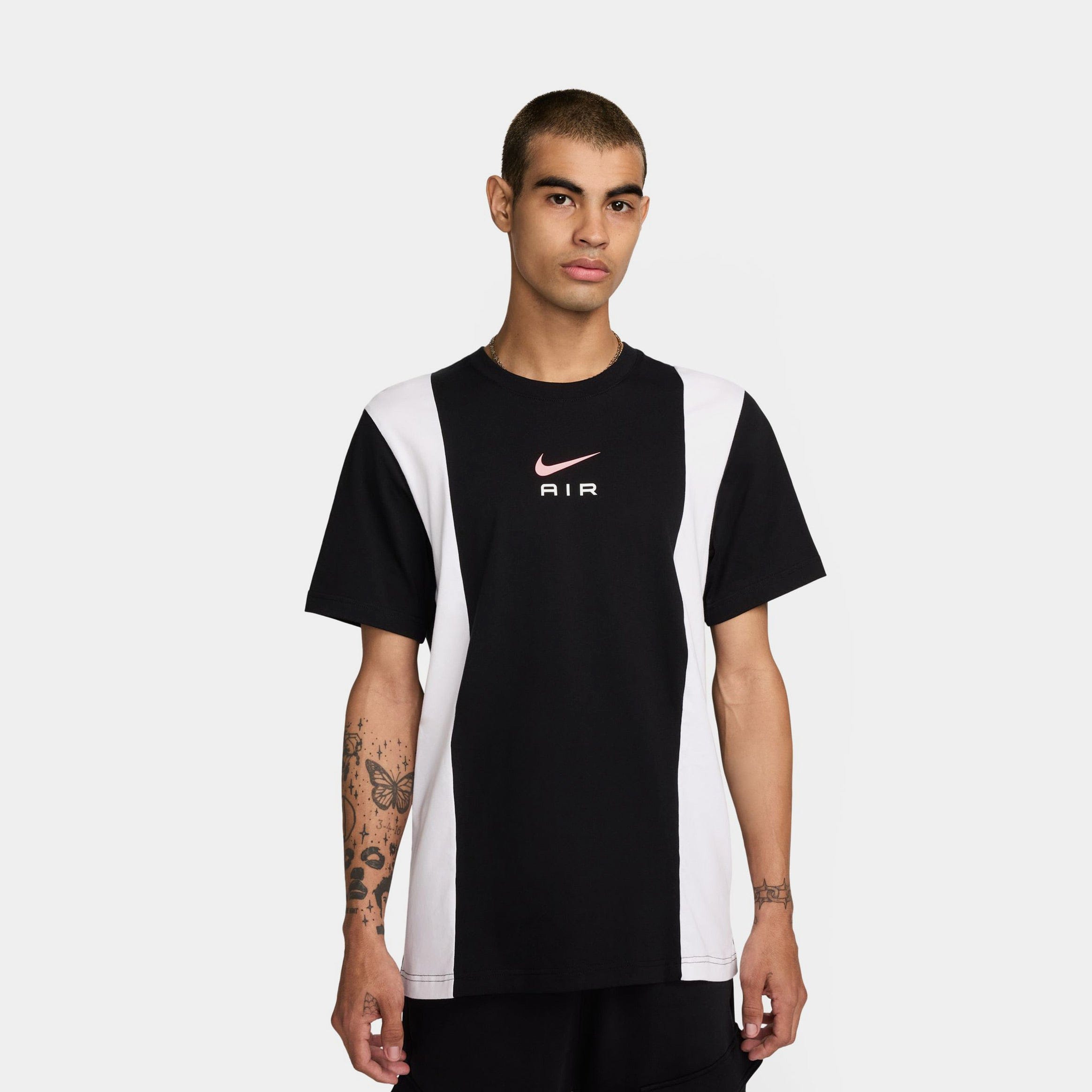 Nike Air Fit Mens Short Sleeve Shirt (Black/White)
