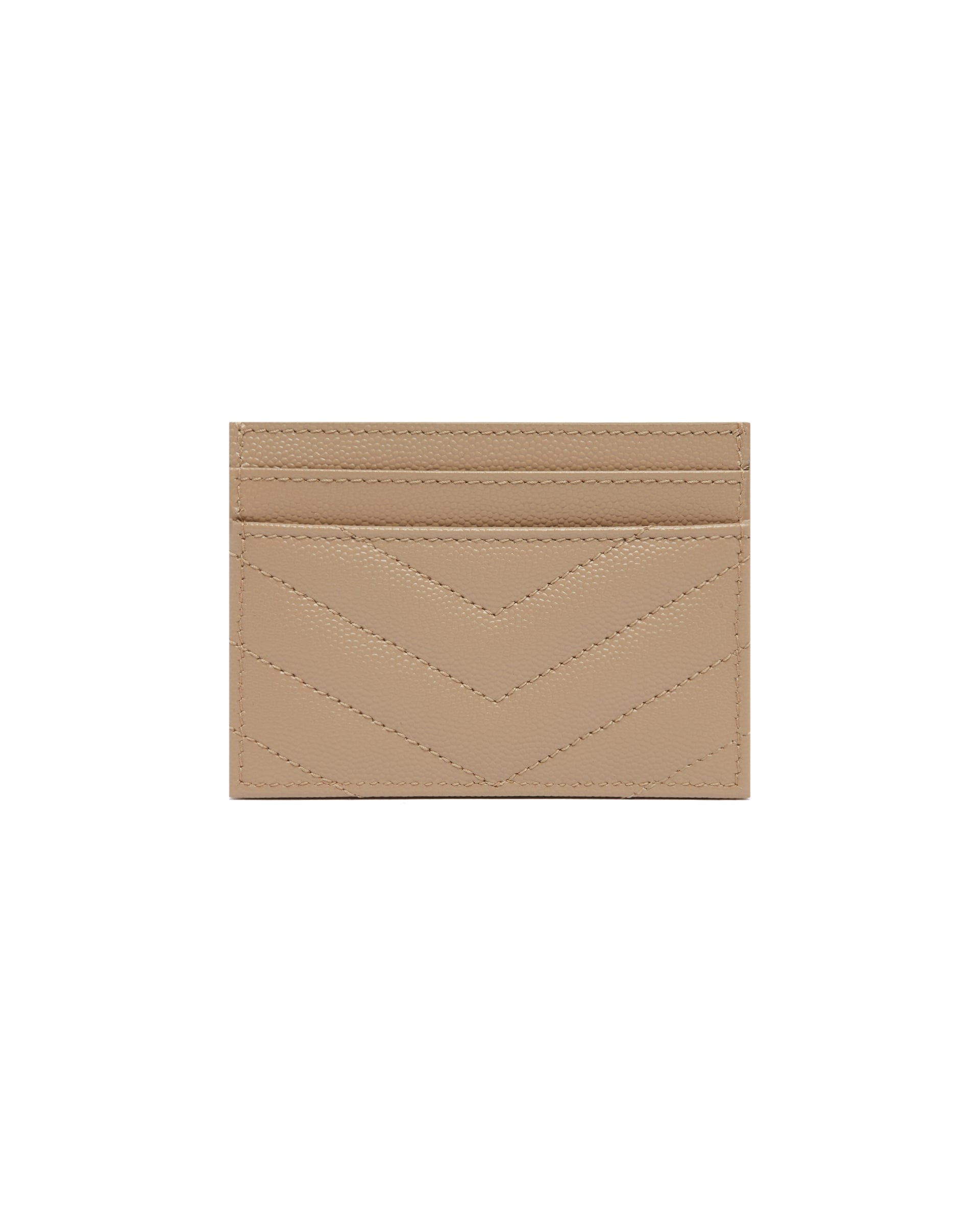 Saint Laurent Portacarte Cassandre Beige