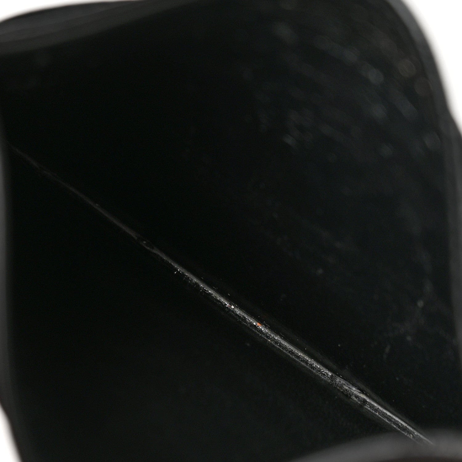 Saint Laurent Grain De Poudre Matelasse Chevron Monochrome Monogram Credit Card Case Black