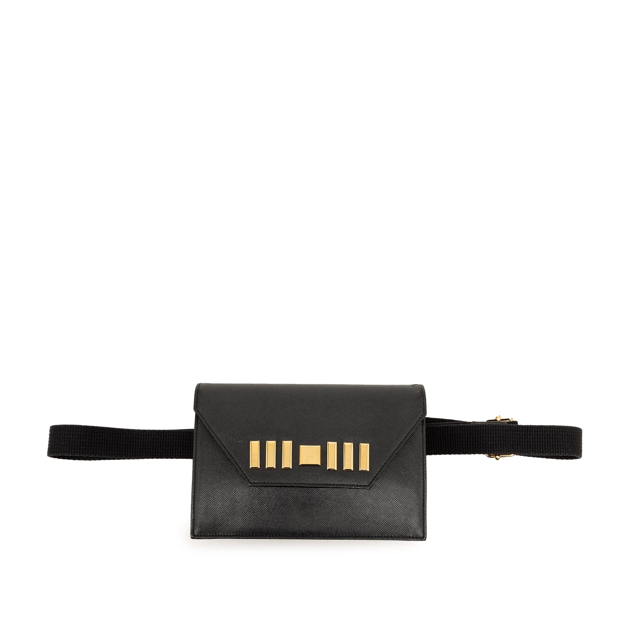 Saint Laurent Studded Leather Belt Bag