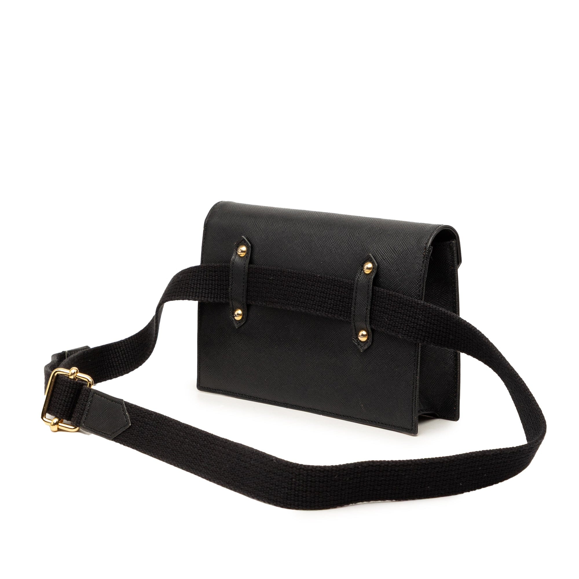Saint Laurent Studded Leather Belt Bag