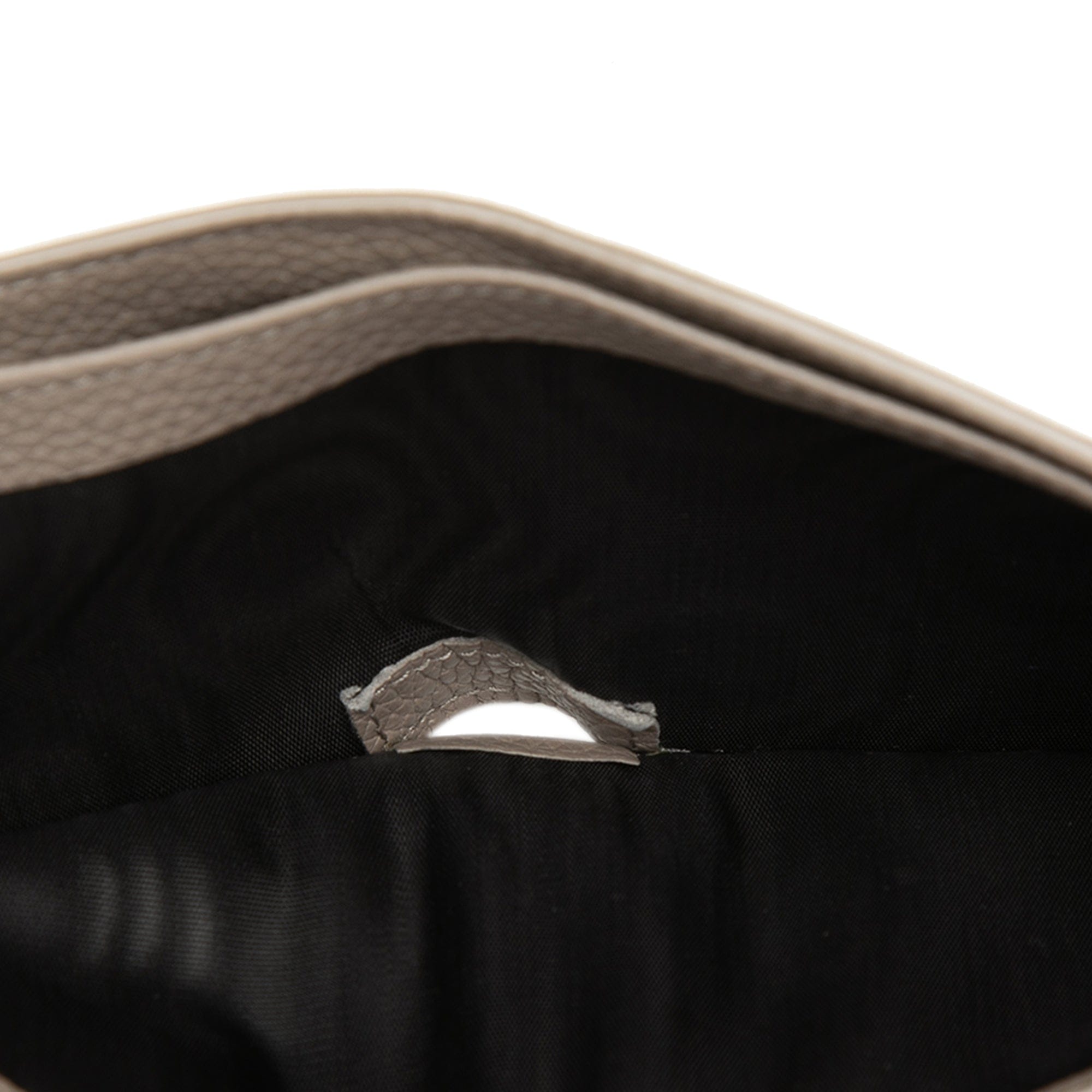 Saint Laurent Grained Leather Tiny Cassandre Bifold Wallet