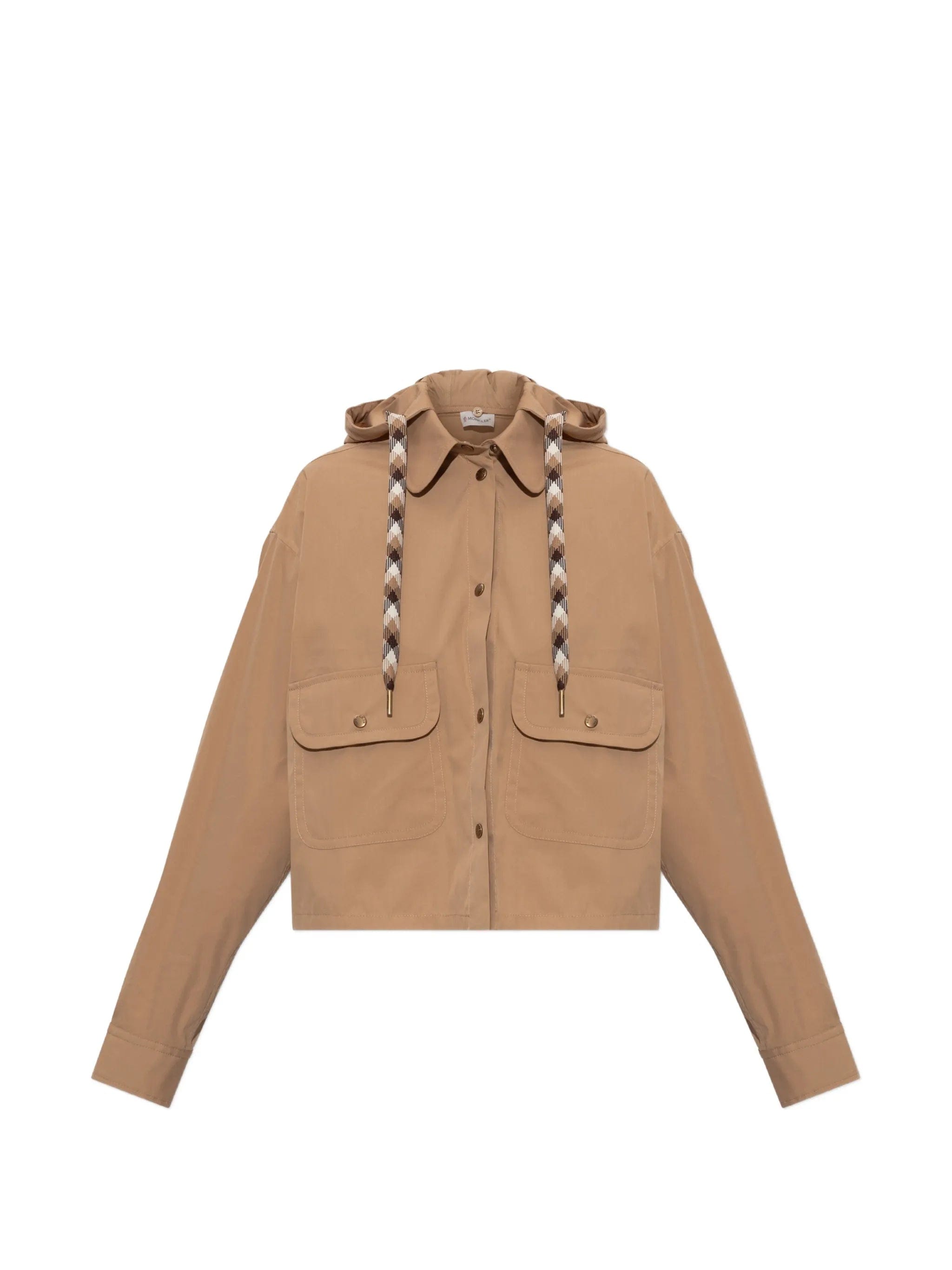 Moncler hooded cropped jacket