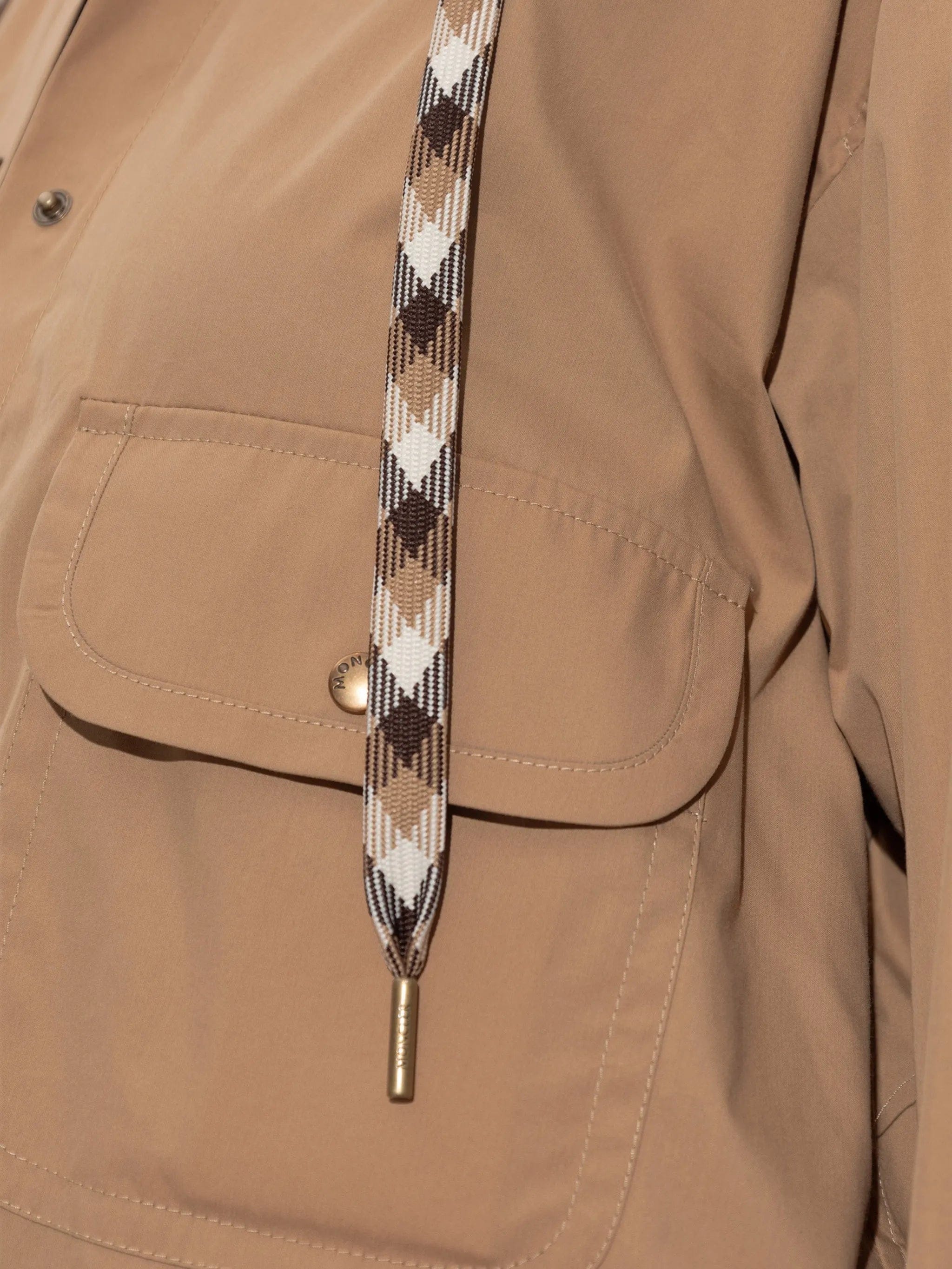 Moncler hooded cropped jacket