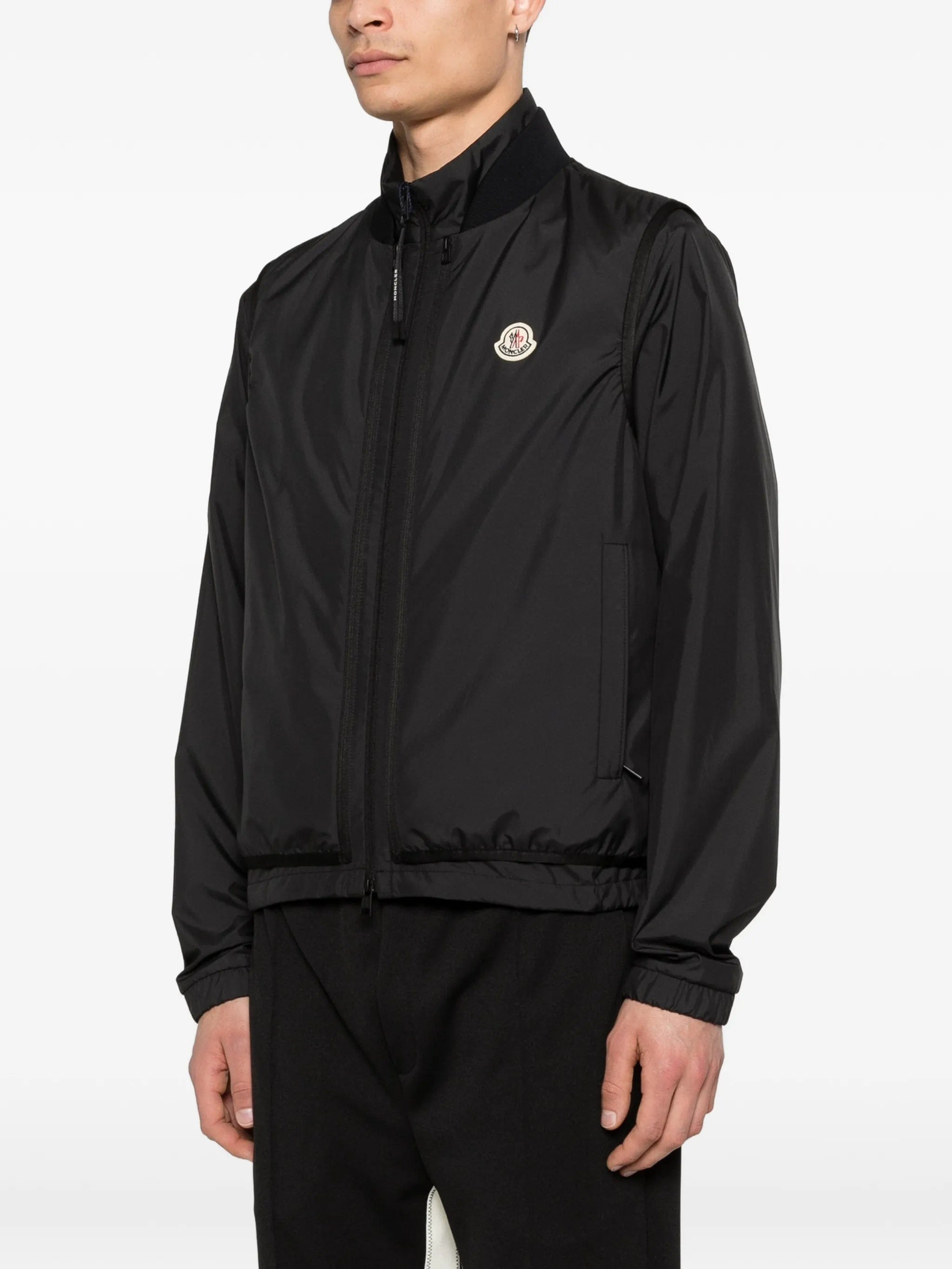 Moncler Hemmoor ribbed zip jacket