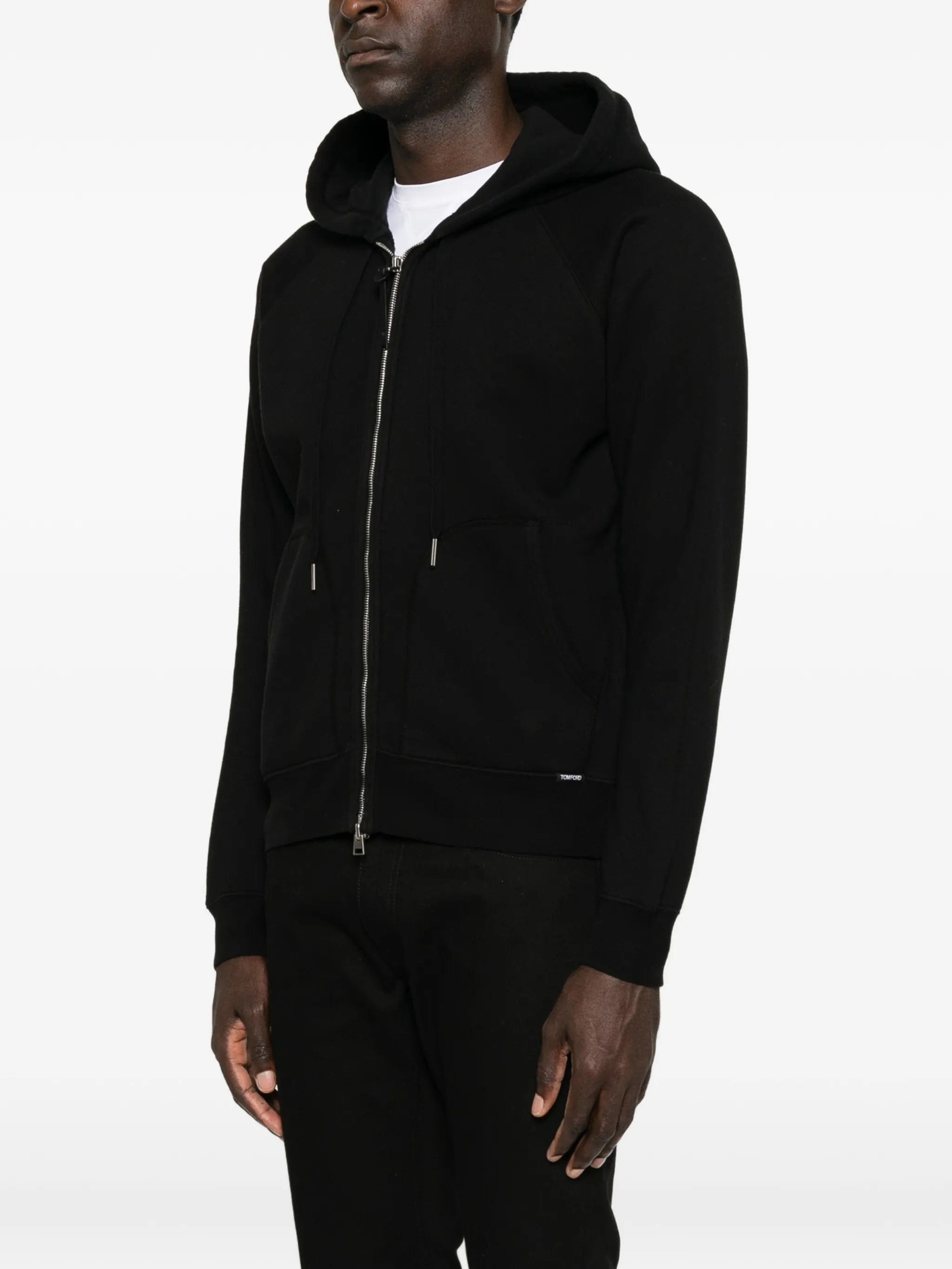 TOM FORD zip - fastening drawstring hoodie