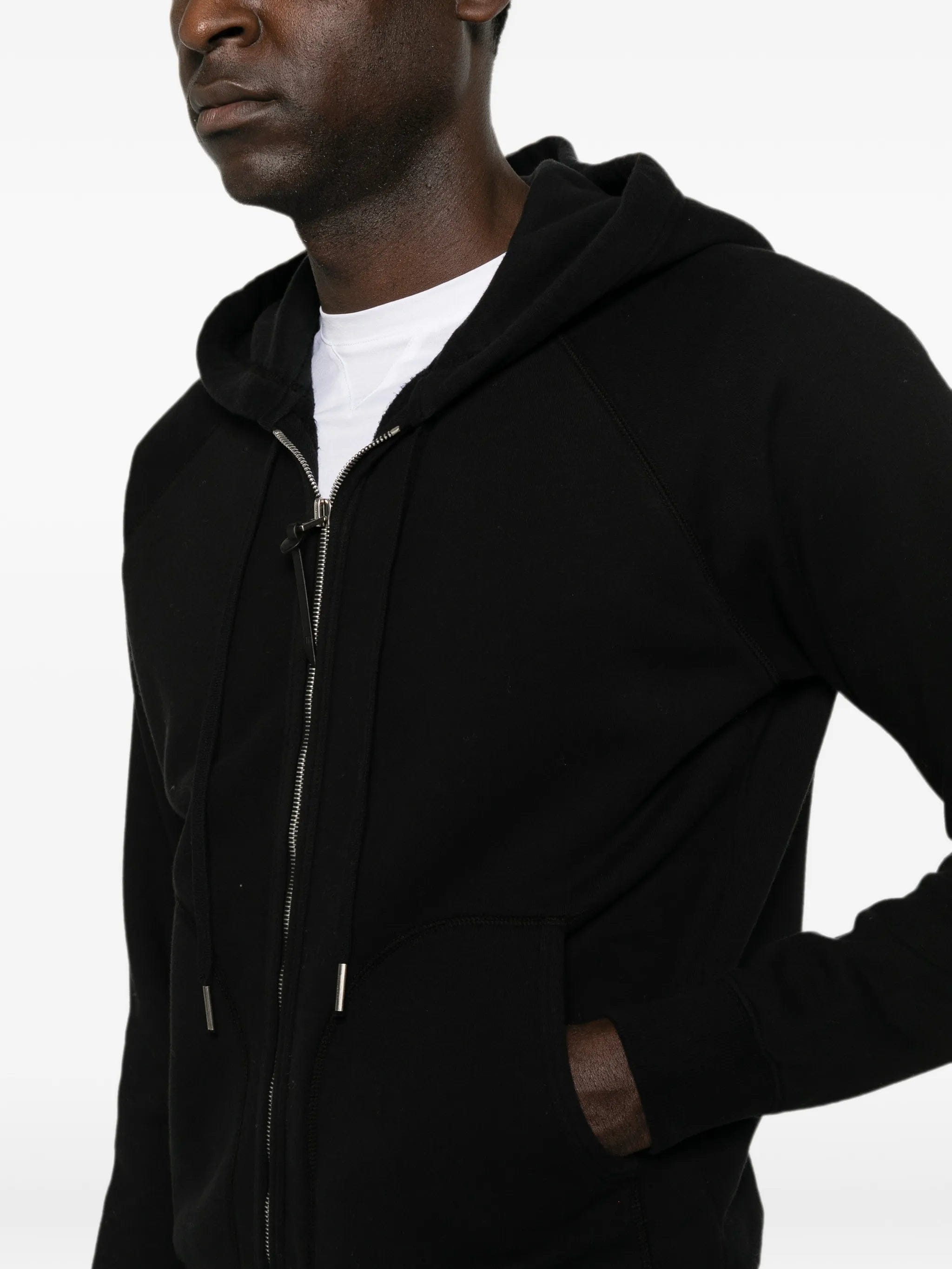 TOM FORD zip - fastening drawstring hoodie