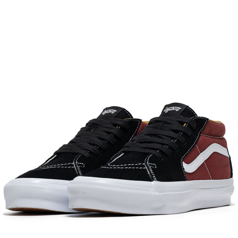 Vans Sk8 - Mid Reissue 83 LX - Black/Russet Maroon