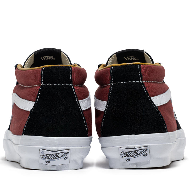 Vans Sk8 - Mid Reissue 83 LX - Black/Russet Maroon