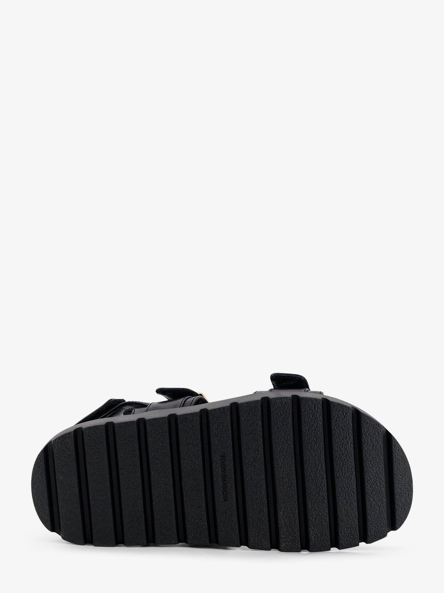 Tory Burch Mellow leather sandals with metal logo on the side