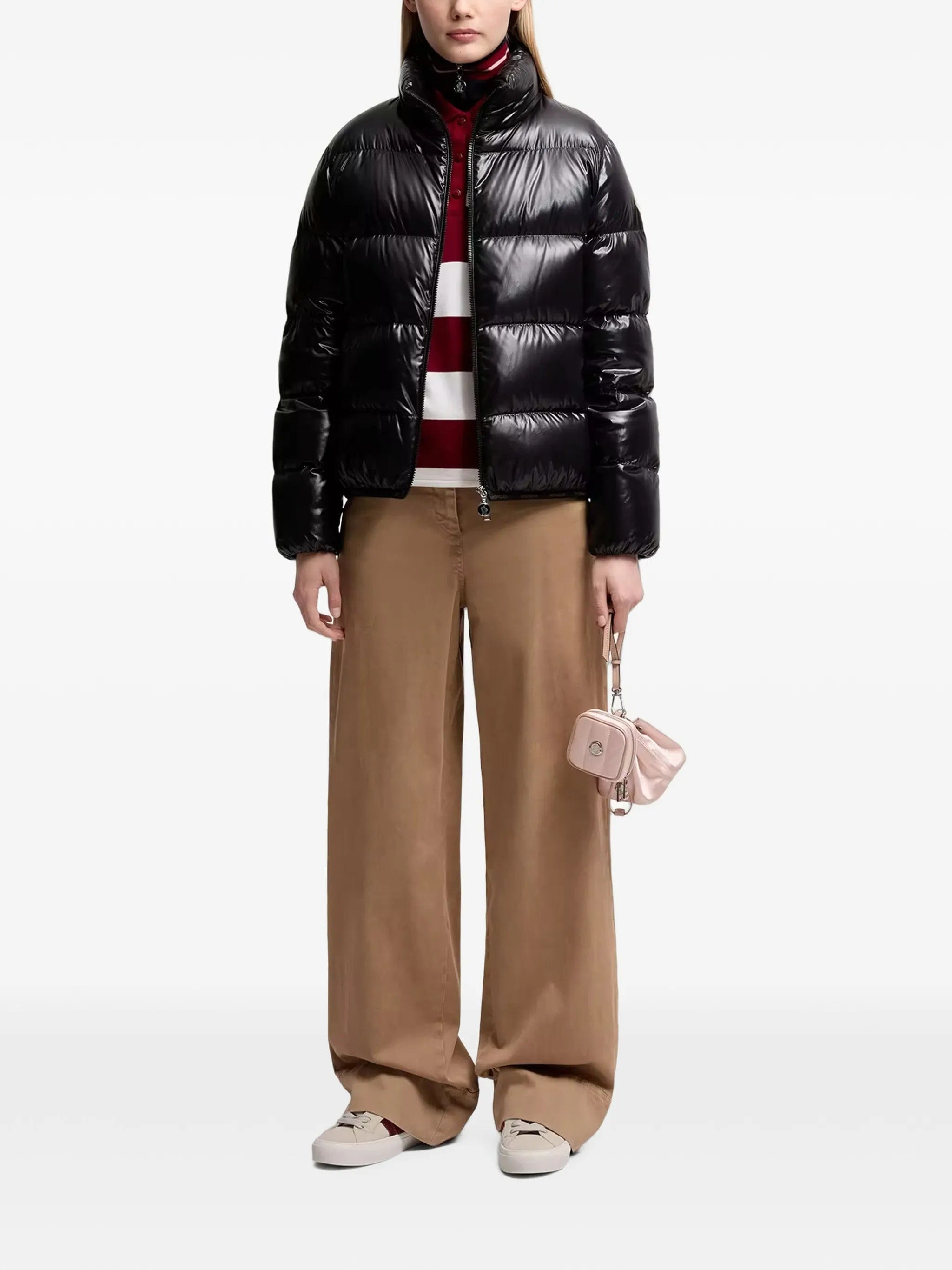 Moncler Abbadia quilted logo - patch jacket
