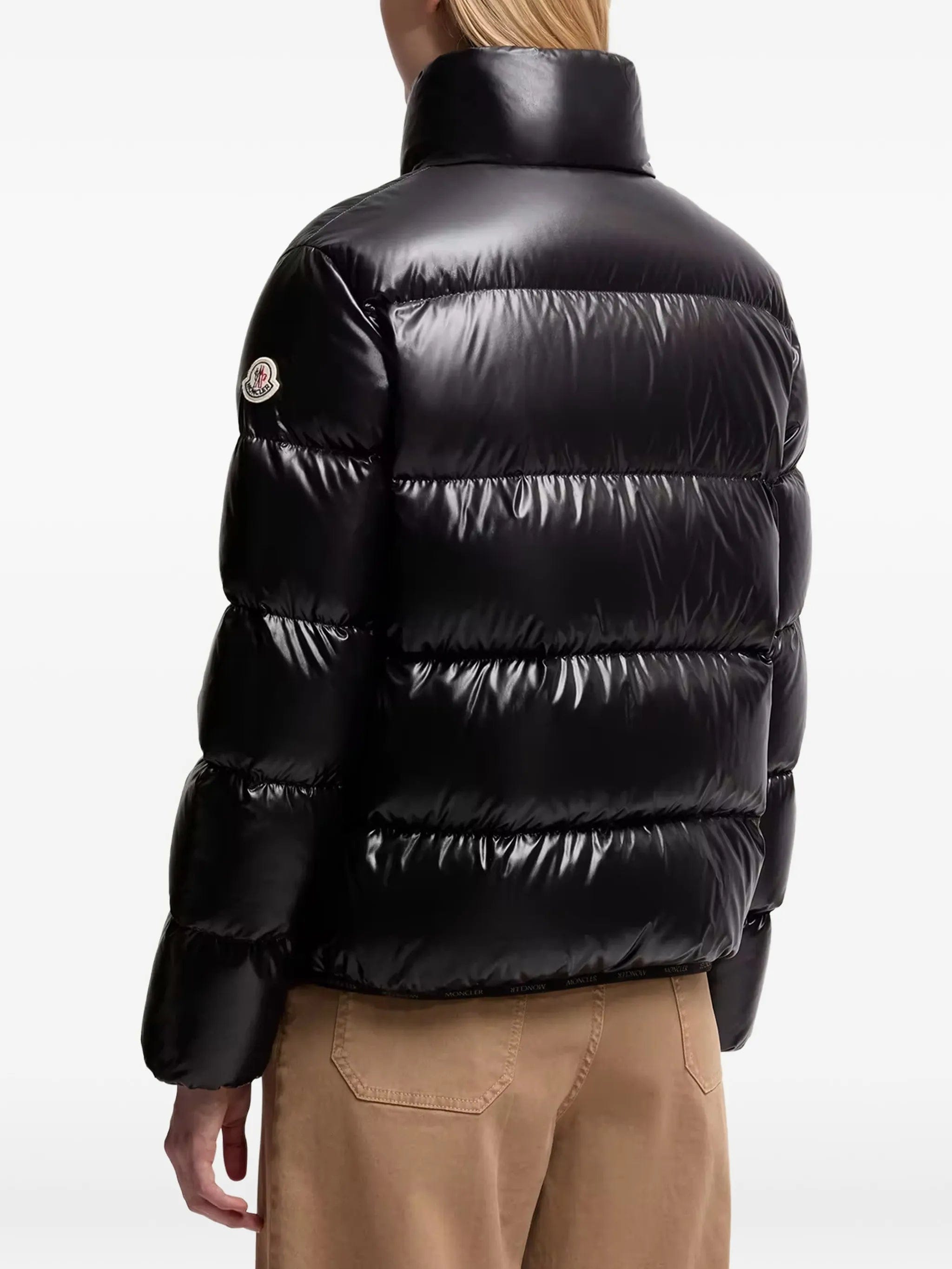 Moncler Abbadia quilted logo - patch jacket