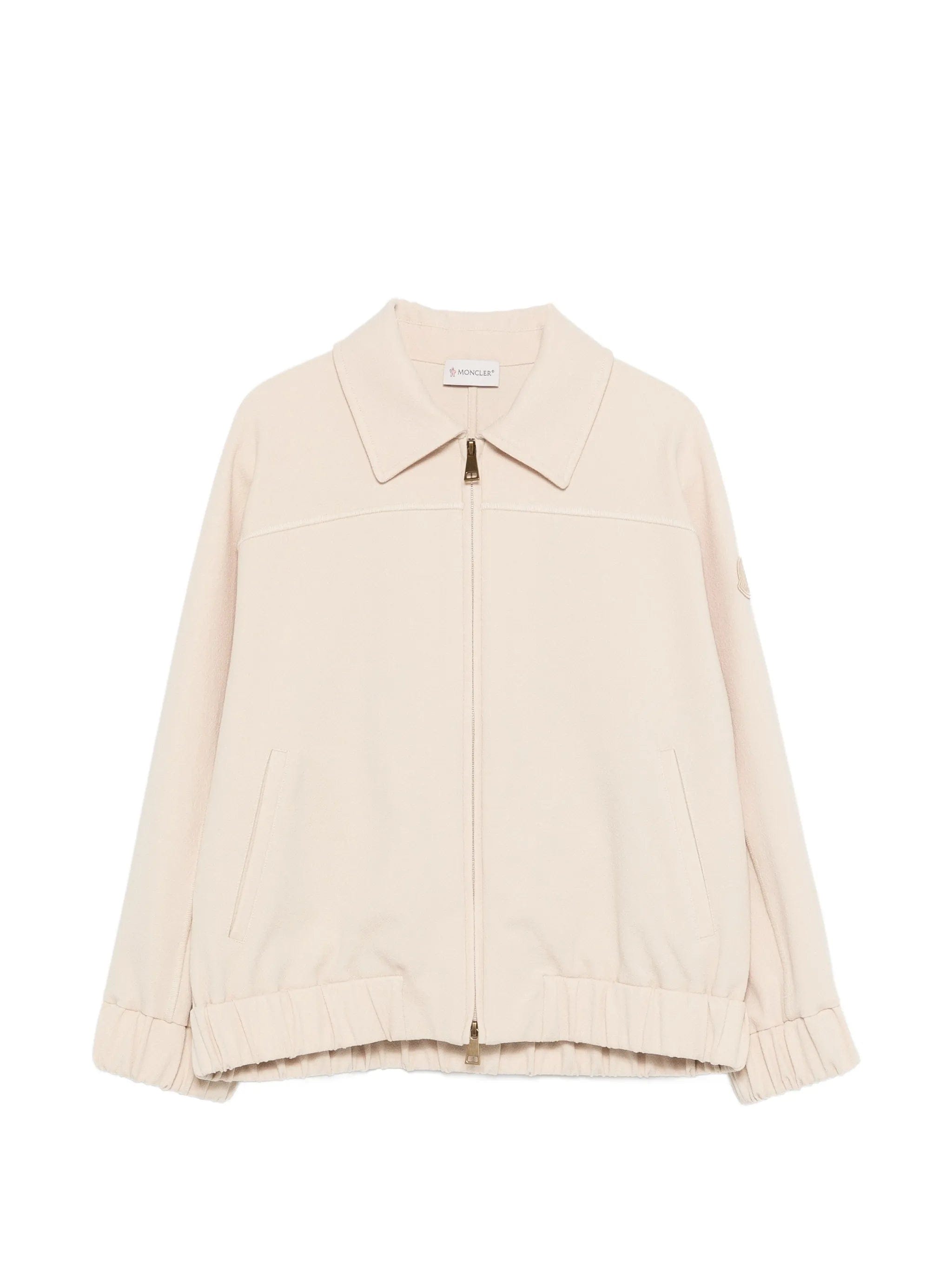 Moncler zip - up tonal - logo bomber jacket